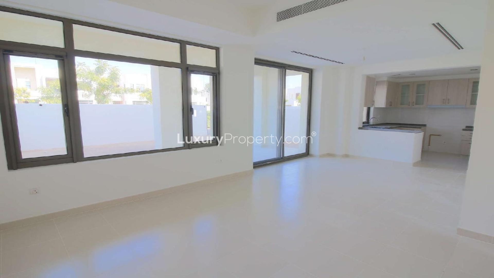 4-bedroom townhouse exterior in Mira Oasis 3, Reem, available for rent