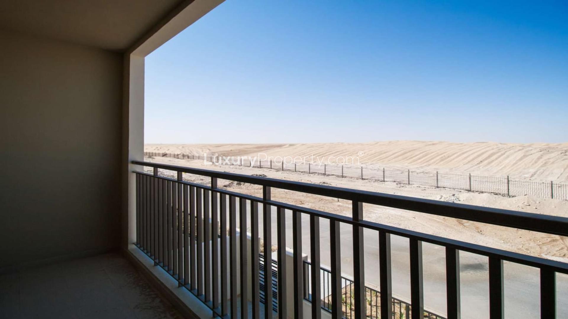 Stunning 4-bedroom corner townhouse exterior in Naseem, Town Square, available for rent