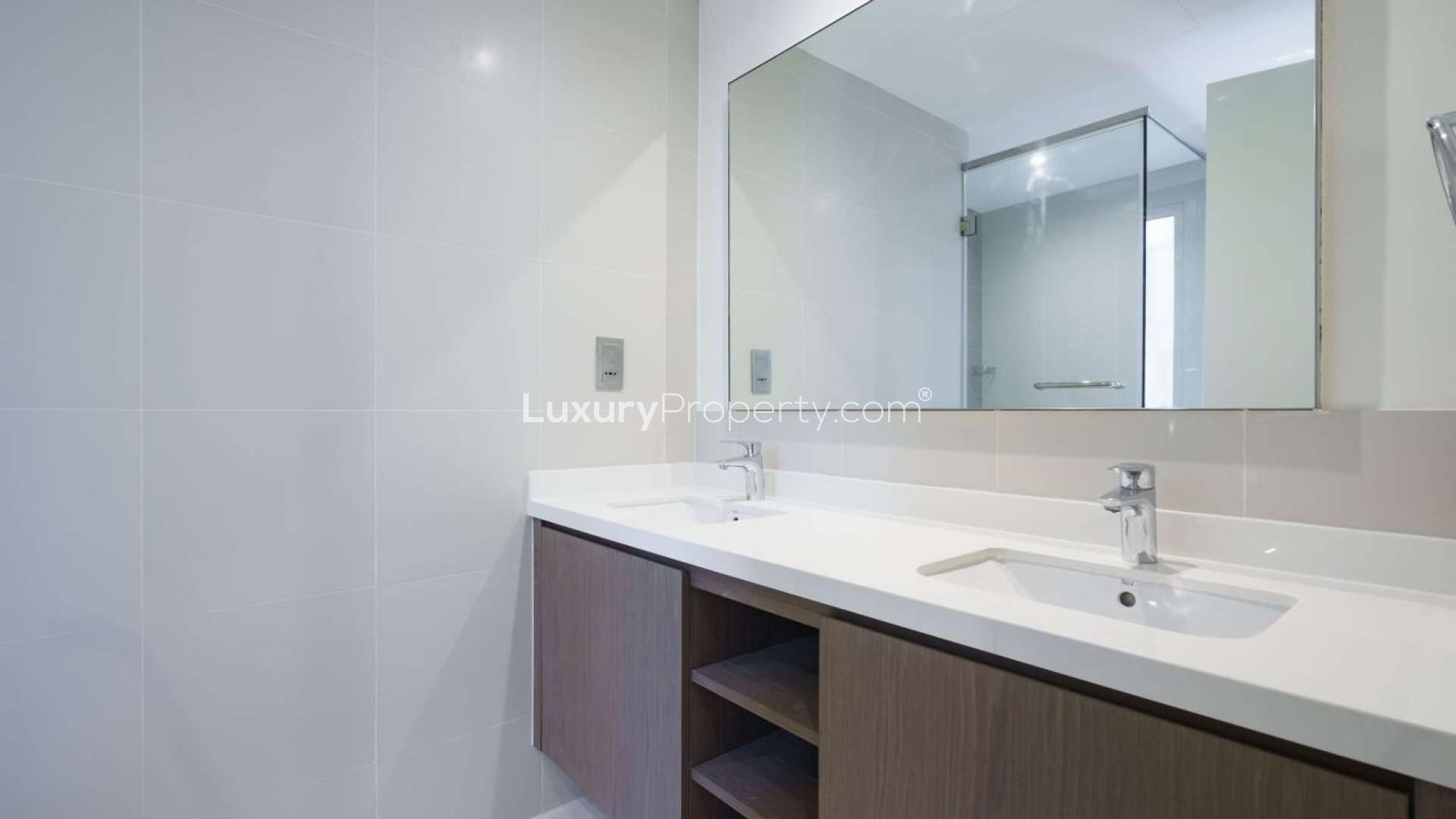 Modern 4-bedroom townhouse for sale in Reem Community, Arabian Ranches 2, street view