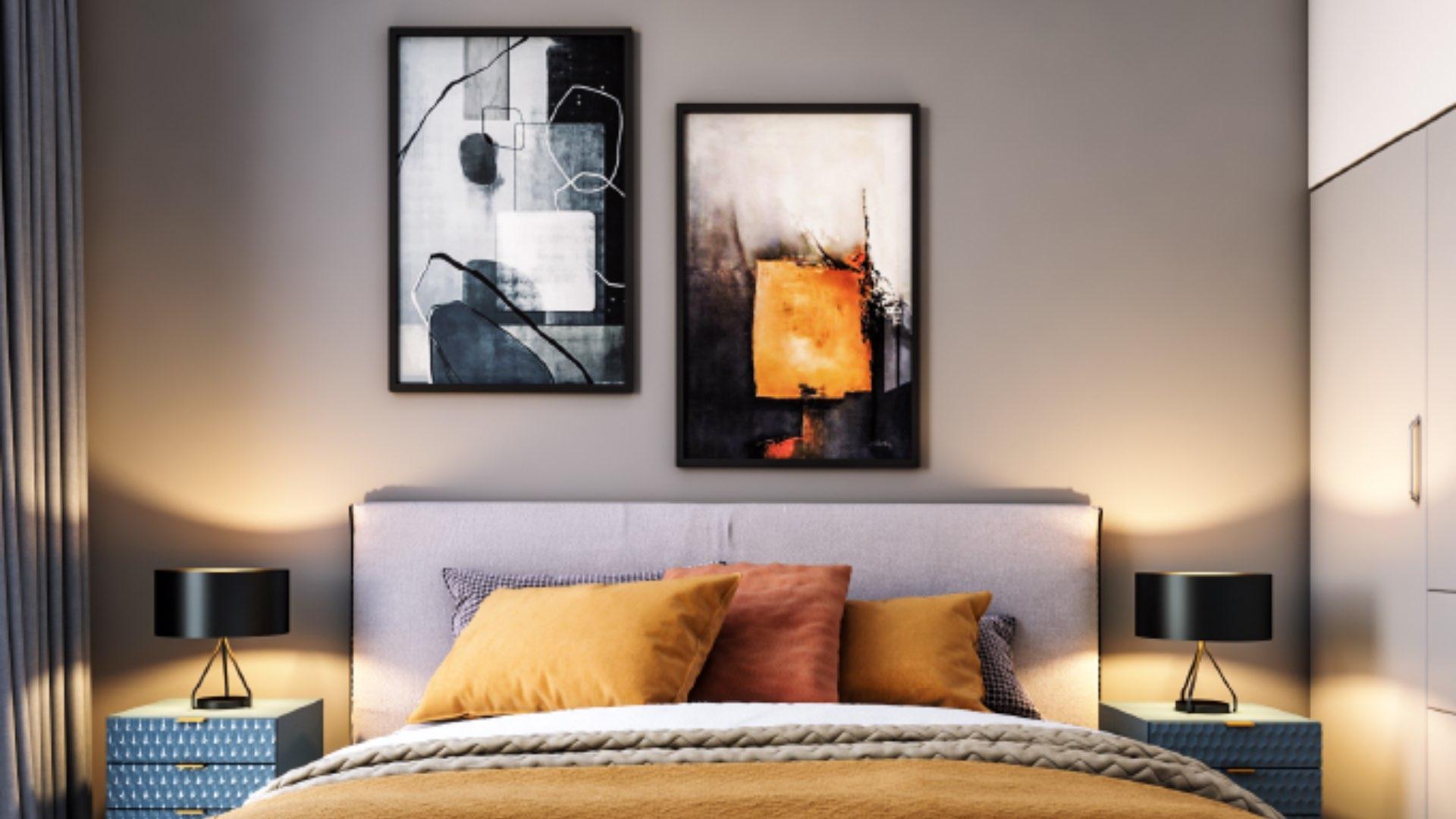 Modern kitchen and living area in Muscat Hills townhouse, Rose Village