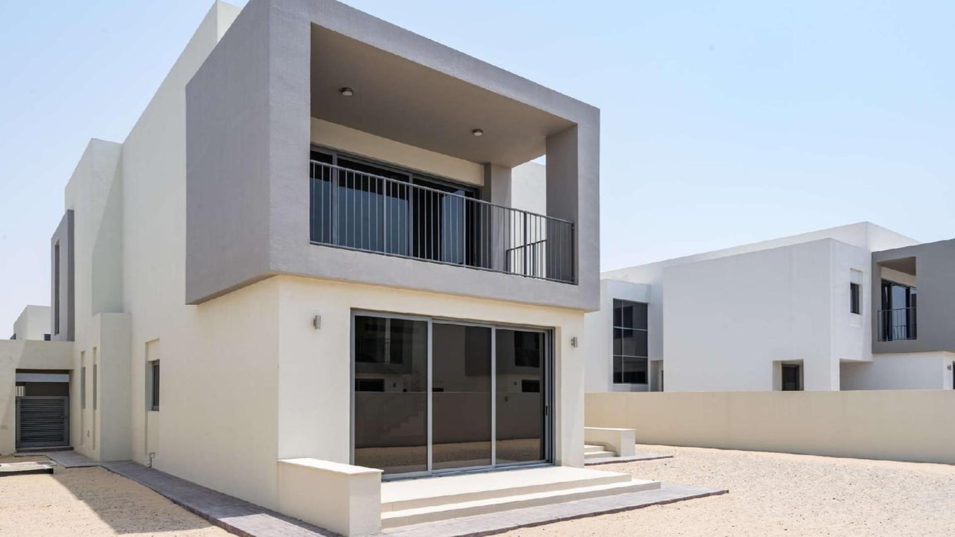 4-bedroom villa exterior in Sidra Villas, Dubai Hills Estate, available for rent