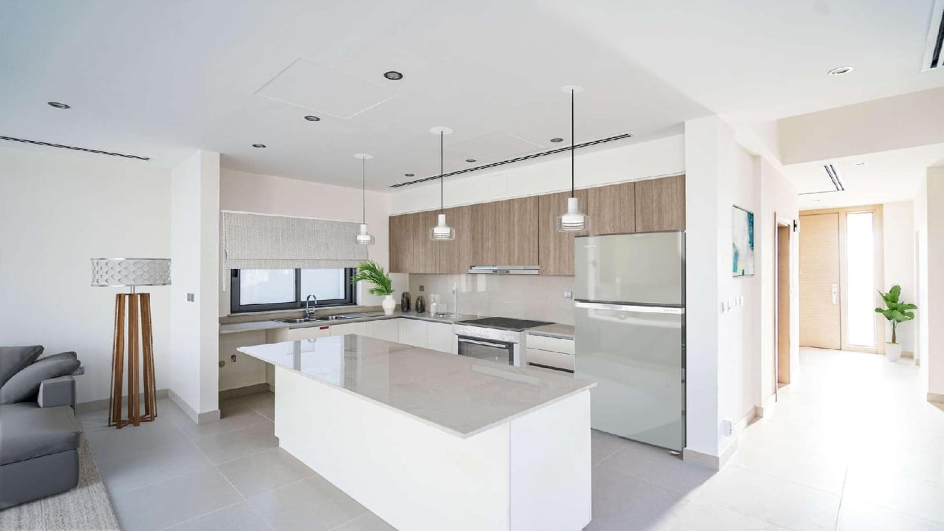 Modern open-plan living and dining area in Sidra Phase 2 villa, Dubai Hills Estate