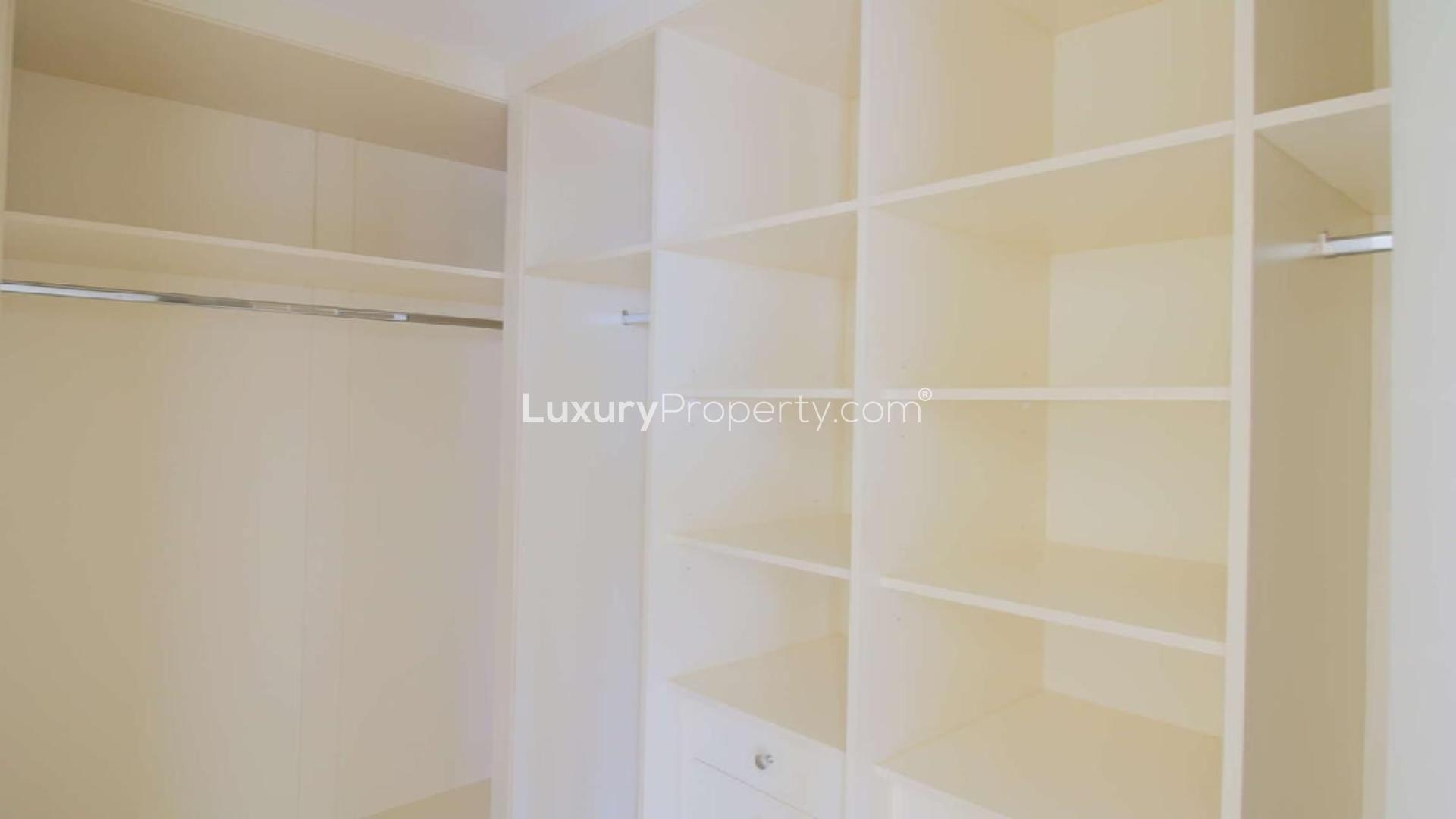 Spacious living room with large windows in Samara villa, Arabian Ranches 2