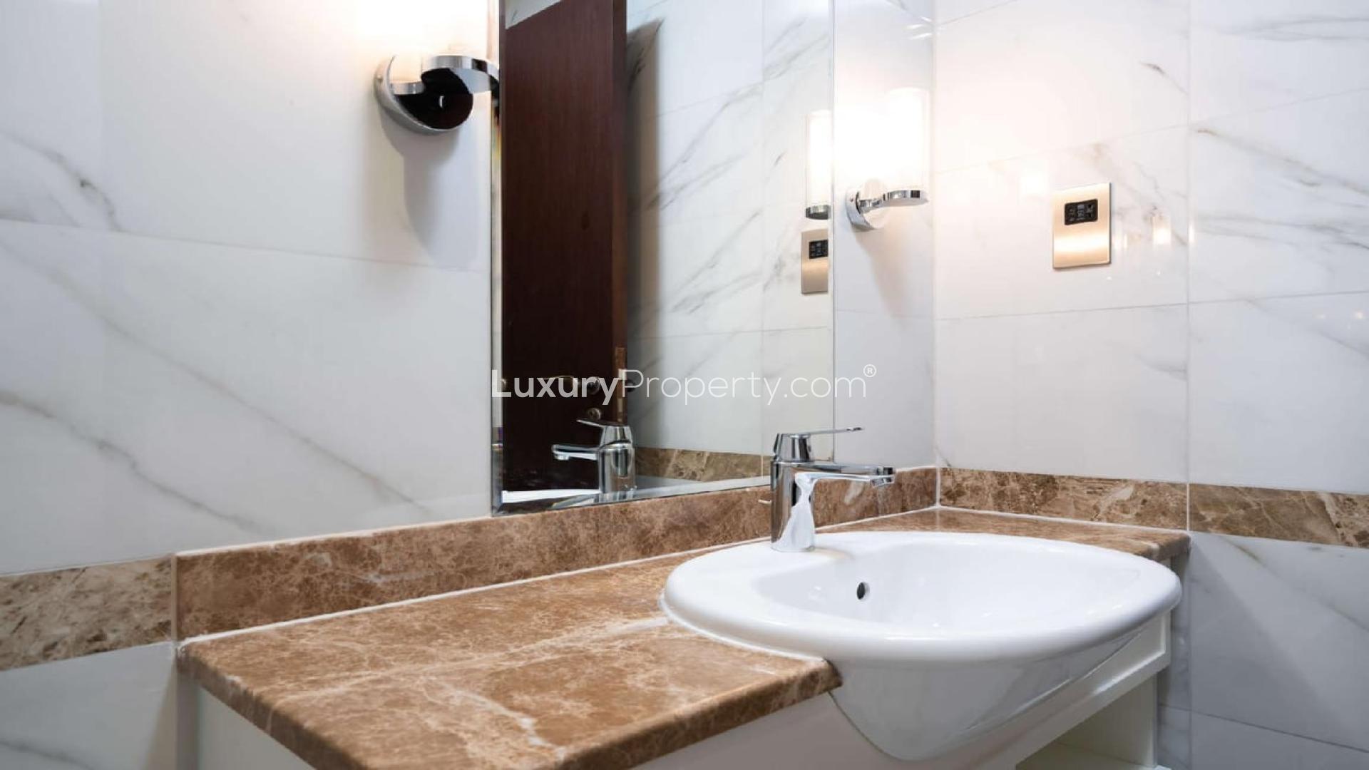 Spacious living area in 4-bedroom villa at Al Habtoor Polo Resort, Dubai Land