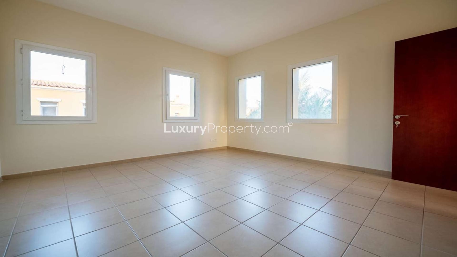 Spacious living room in 4-bedroom villa, Palmera 4, Arabian Ranches, available for rent