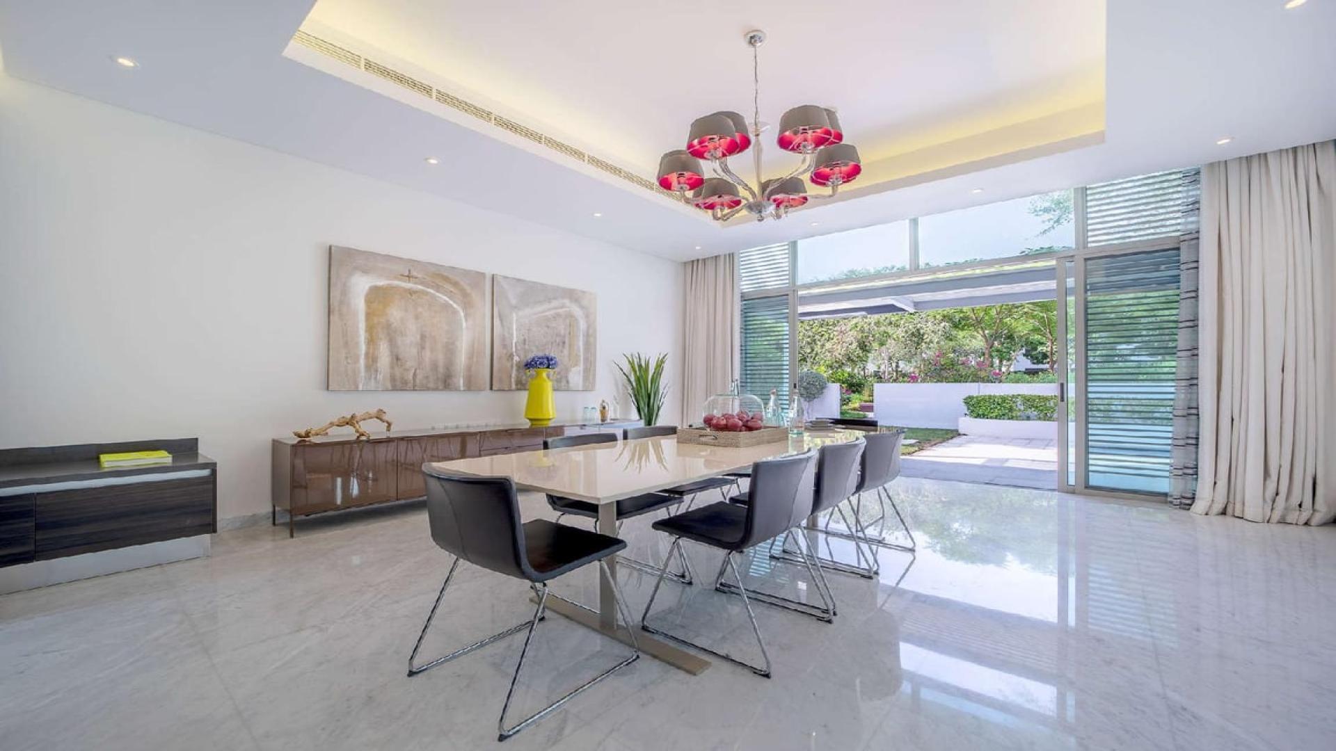 Contemporary villa exterior in District One, Mohammed Bin Rashid City, for sale