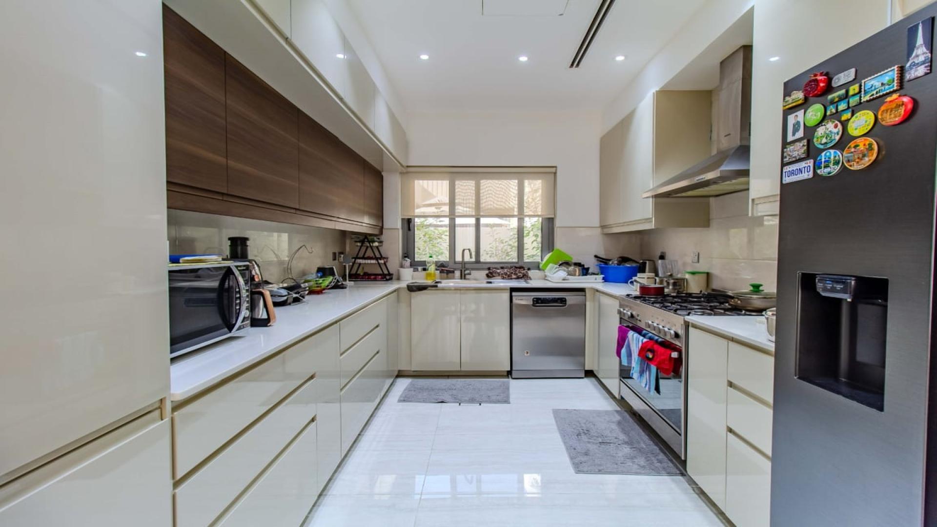 Modern living room in upgraded 4-bedroom villa, Sidra, Dubai Hills Estate, stylish decor