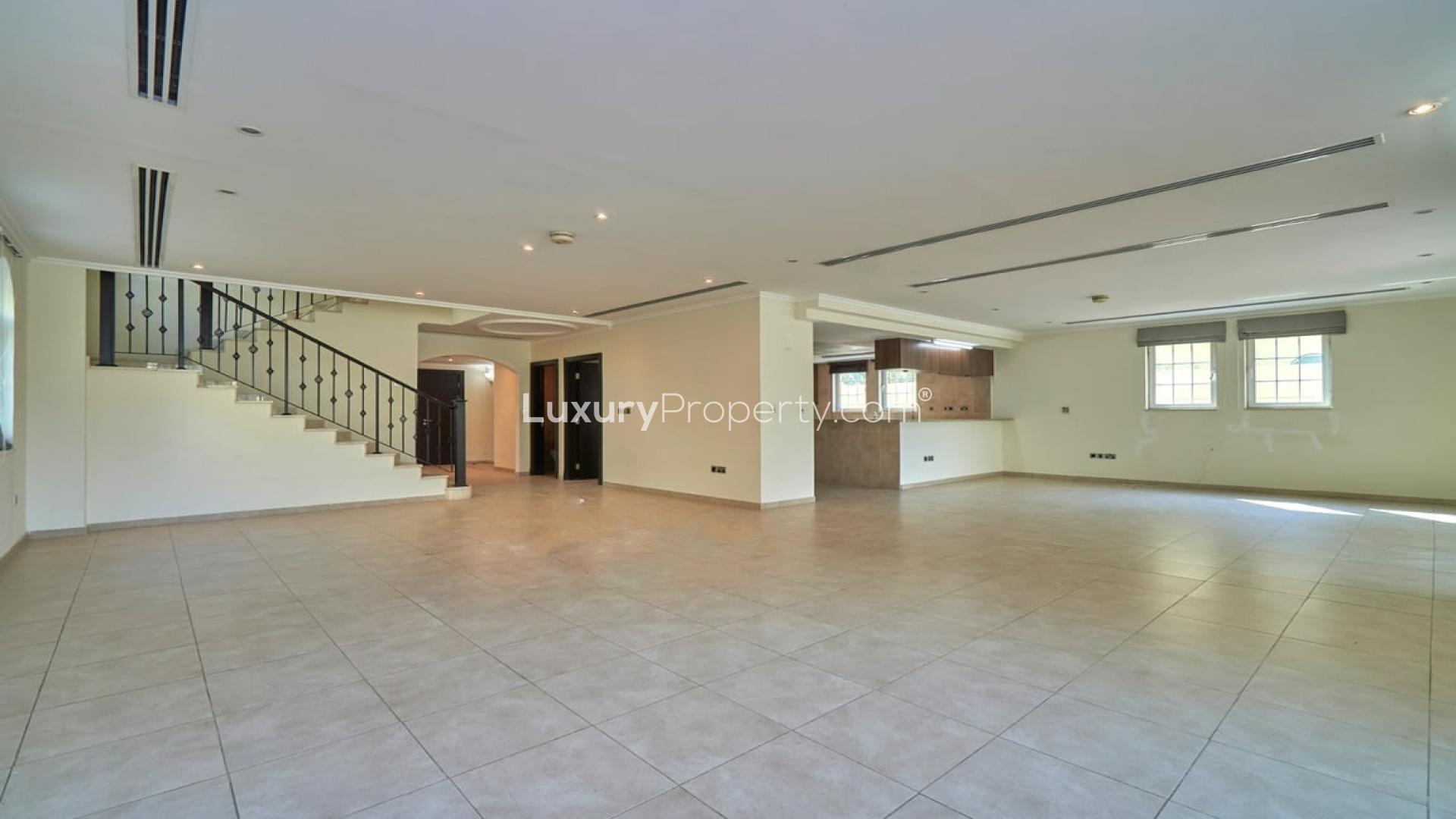 Incredible 4-bedroom Legacy Villa for rent in Jumeirah Park, featuring spacious driveway and garden