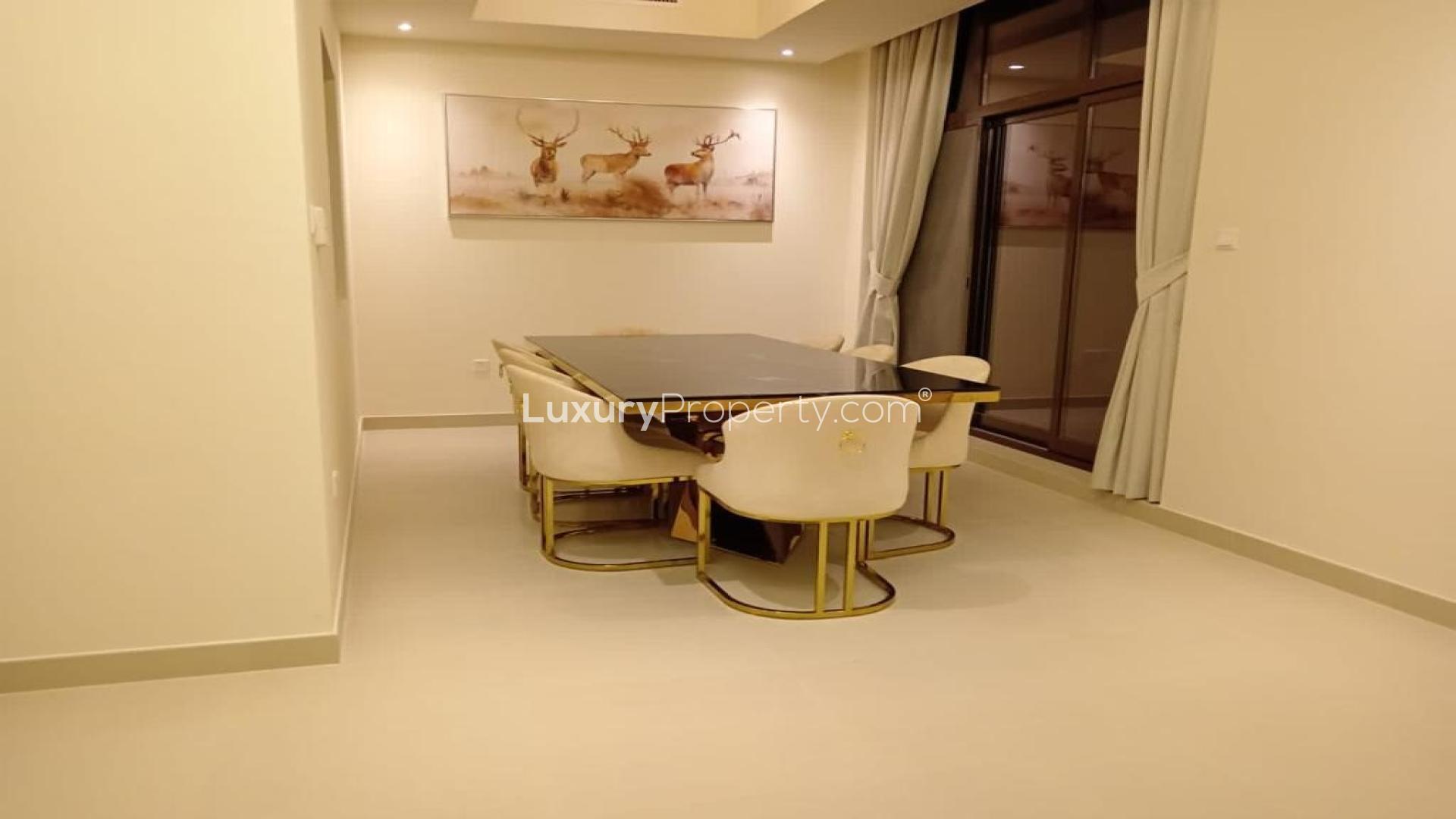 Fully furnished living room in villa, District 11, Mohammed Bin Rashid City