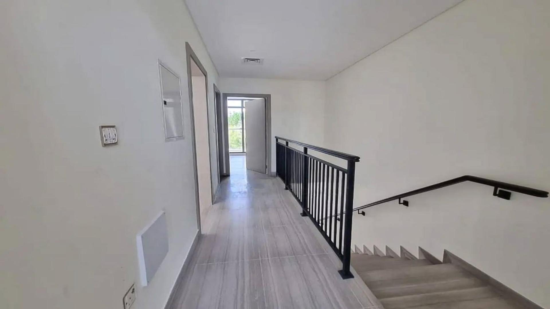 Brand new kitchen in Damac Hills townhouse, featuring modern design and spacious layout