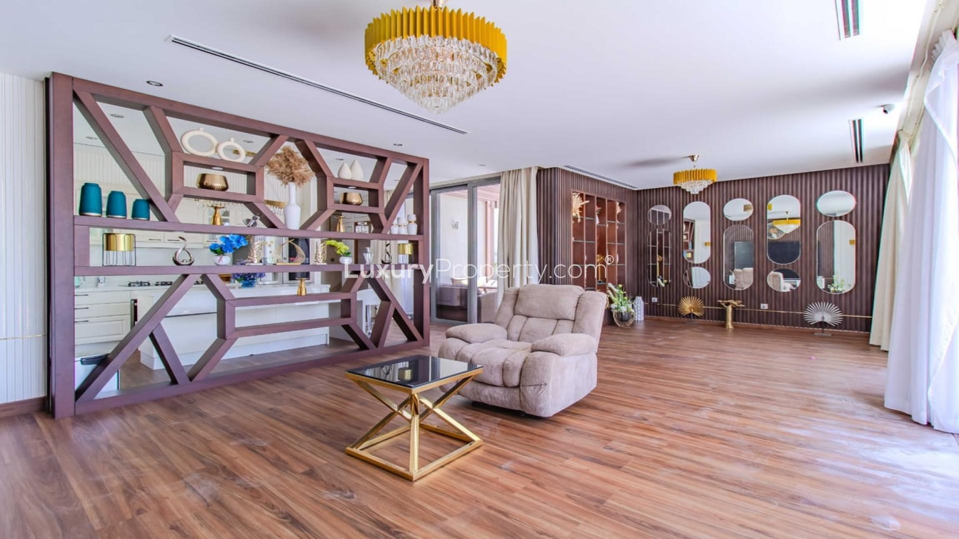 Semi furnished upgraded villa with garden and swing in Sidra Villas, Dubai Hills Estate