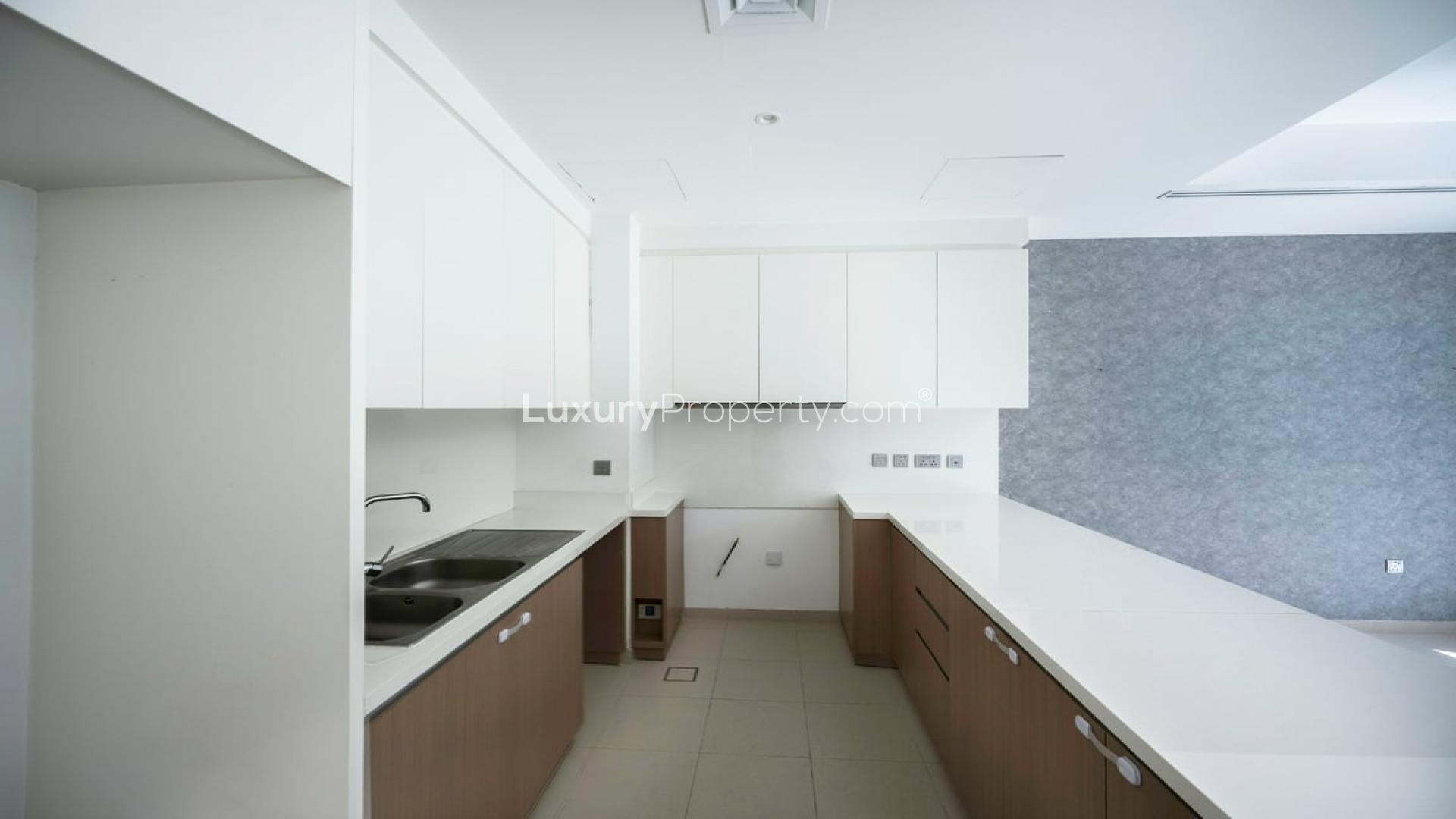 Spacious villa interior with large windows and modern decor in Arabian Ranches 2, Reem Community