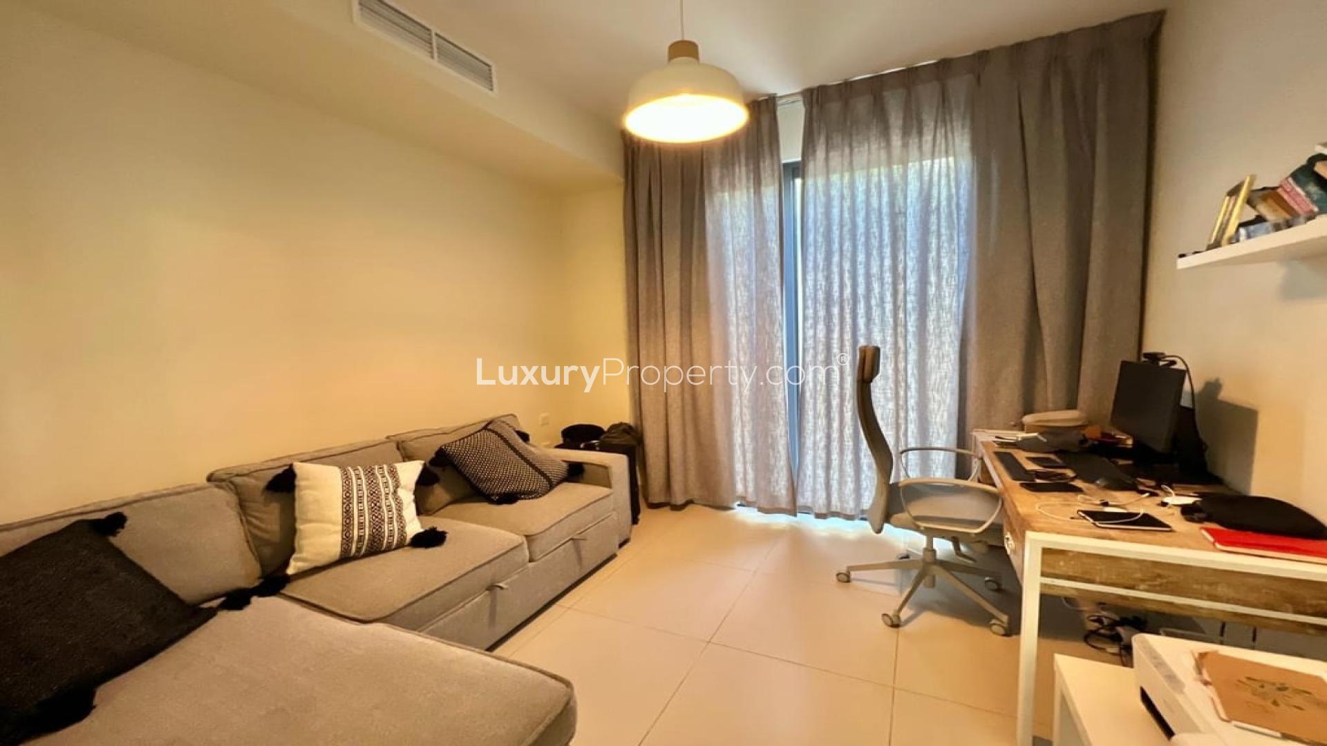 Modern kitchen in 4-bedroom villa for rent, Maple at Dubai Hills Estate