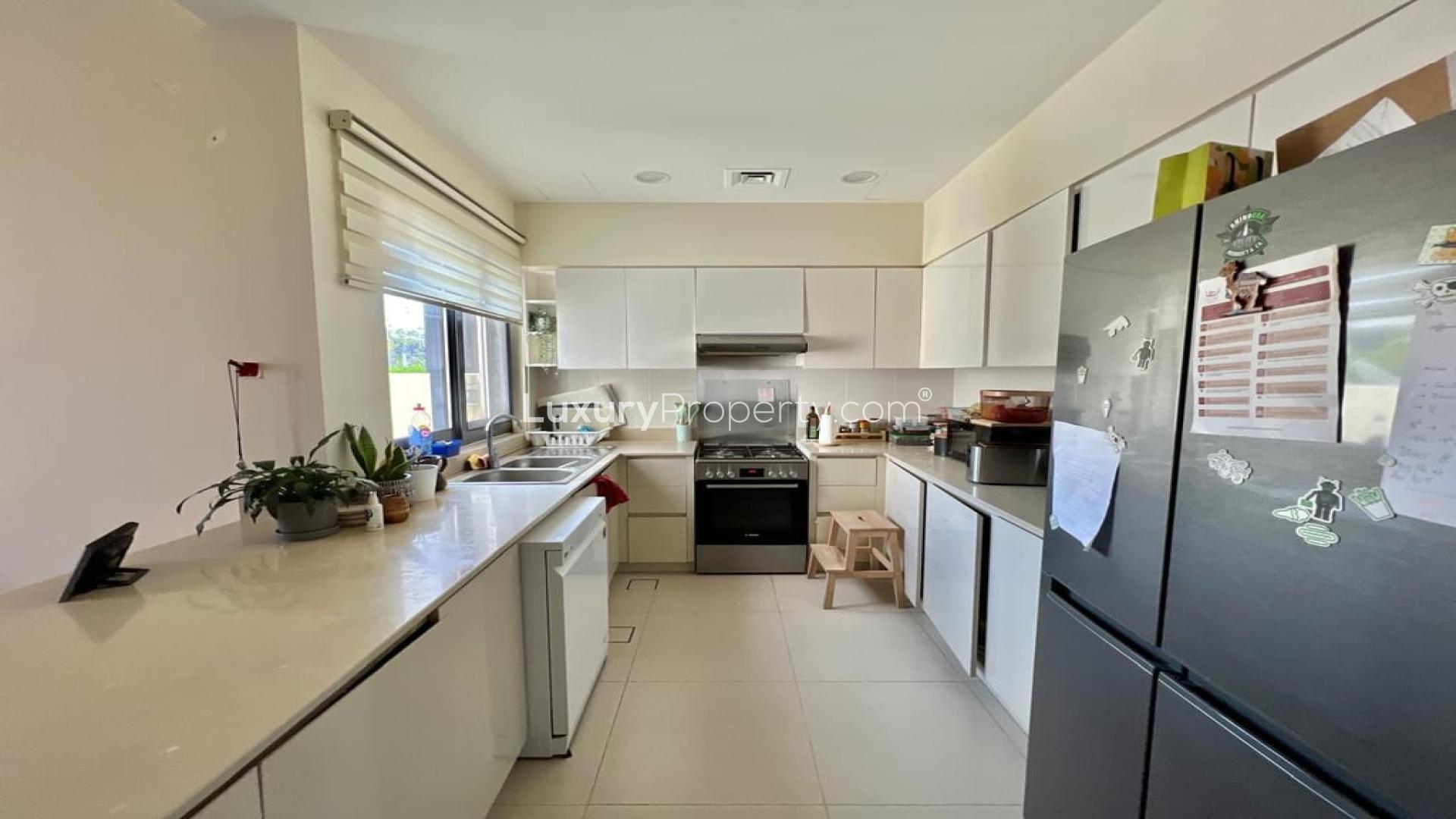 Spacious living and dining area in 4-bedroom villa, Maple, Dubai Hills Estate