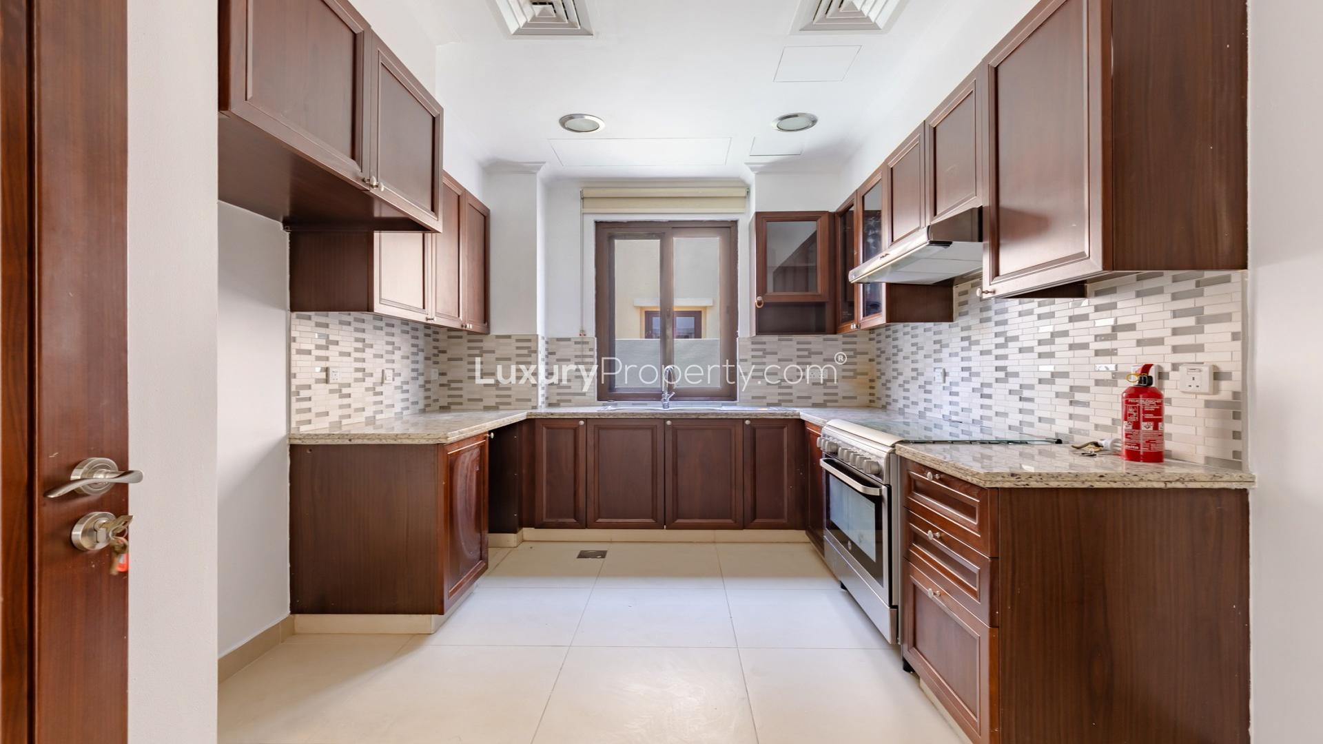 Spacious living room in Lila villa, Arabian Ranches 2, available for rent August