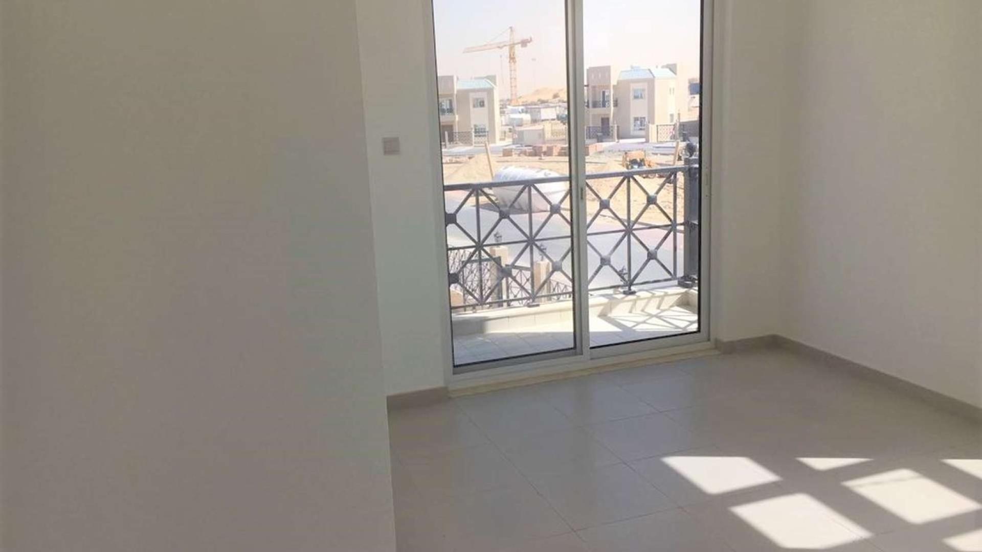 Exterior view of luxurious villa balcony in Living Legends, Dubailand