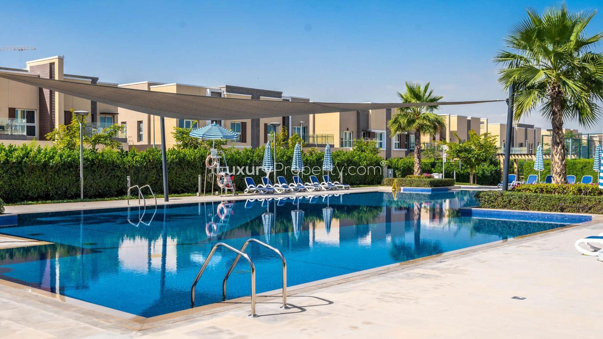 Elegant living room in a 4-bedroom villa, Villa Lantana, Al Barsha South for sale