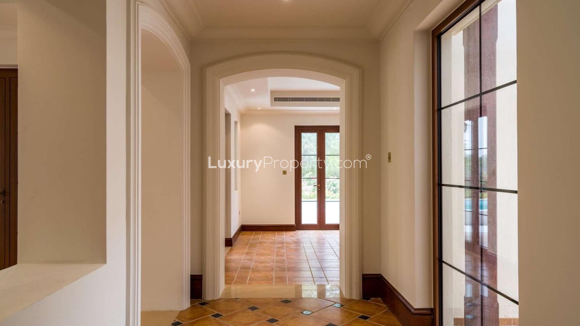 Zaragoza Villa with new pool for sale in Jumeirah Golf Estates, Lime Tree Valley