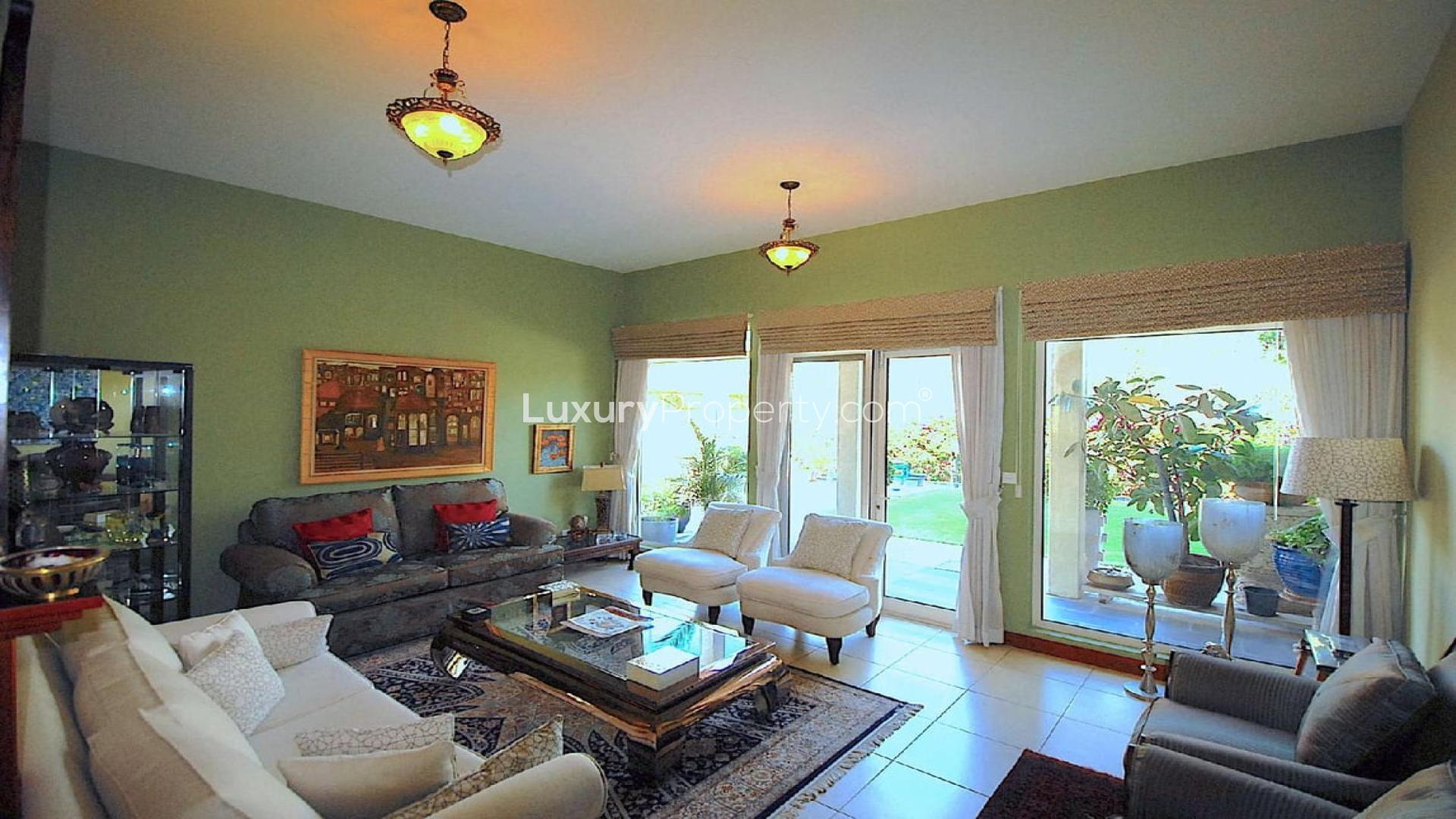 Exterior view of 4-bedroom villa for sale in Saheel, Arabian Ranches