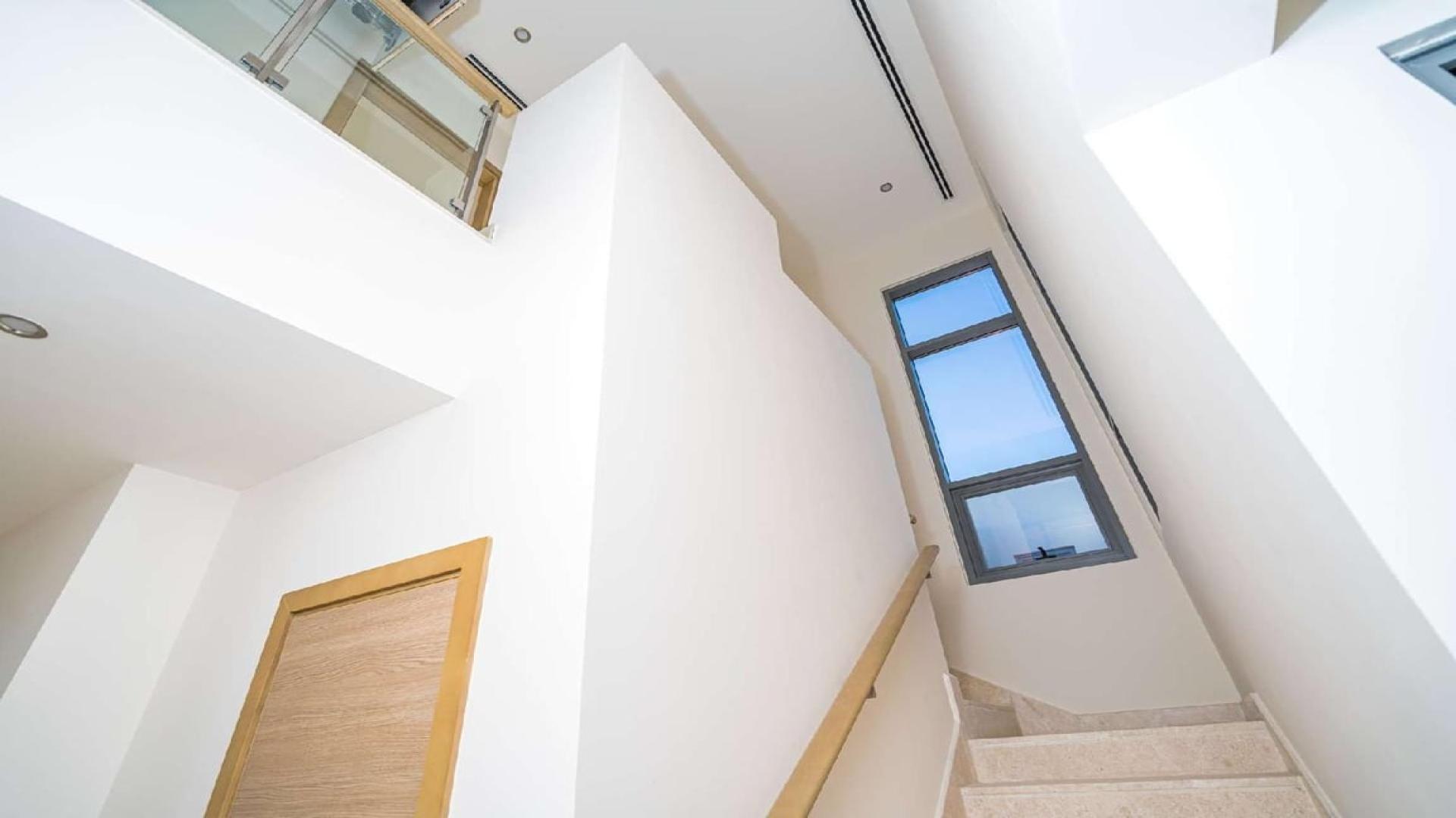 Single row 4-bedroom villa exterior in Sidra Phase 2, Dubai Hills Estate for rent