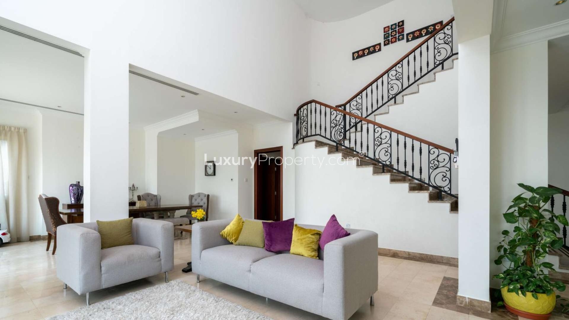 Dubai-style villa with pool in Jumeirah Islands, Oasis Clusters, available for sale