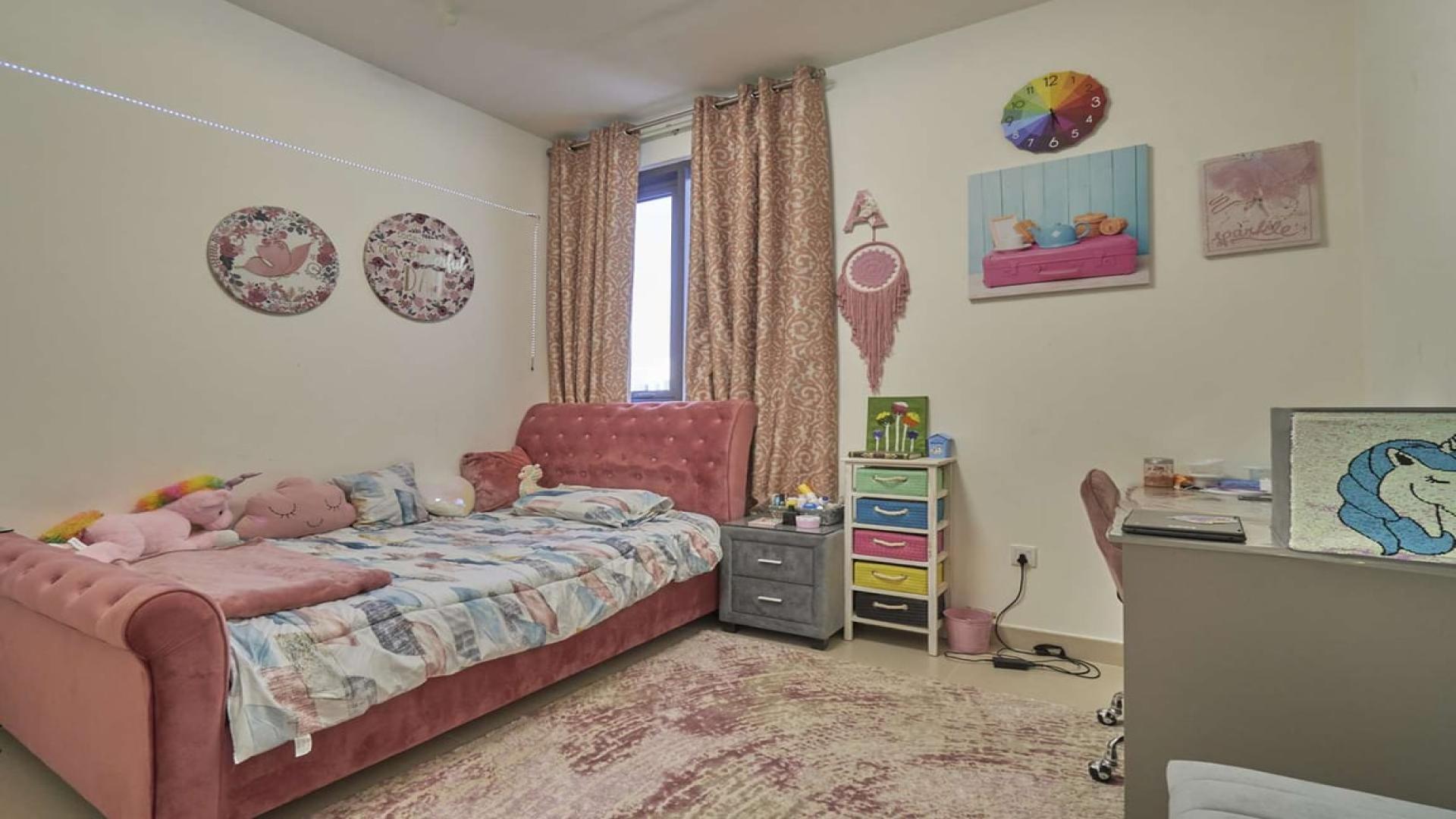 Upgraded four-bedroom villa exterior in Maple, Dubai Hills Estate, for sale