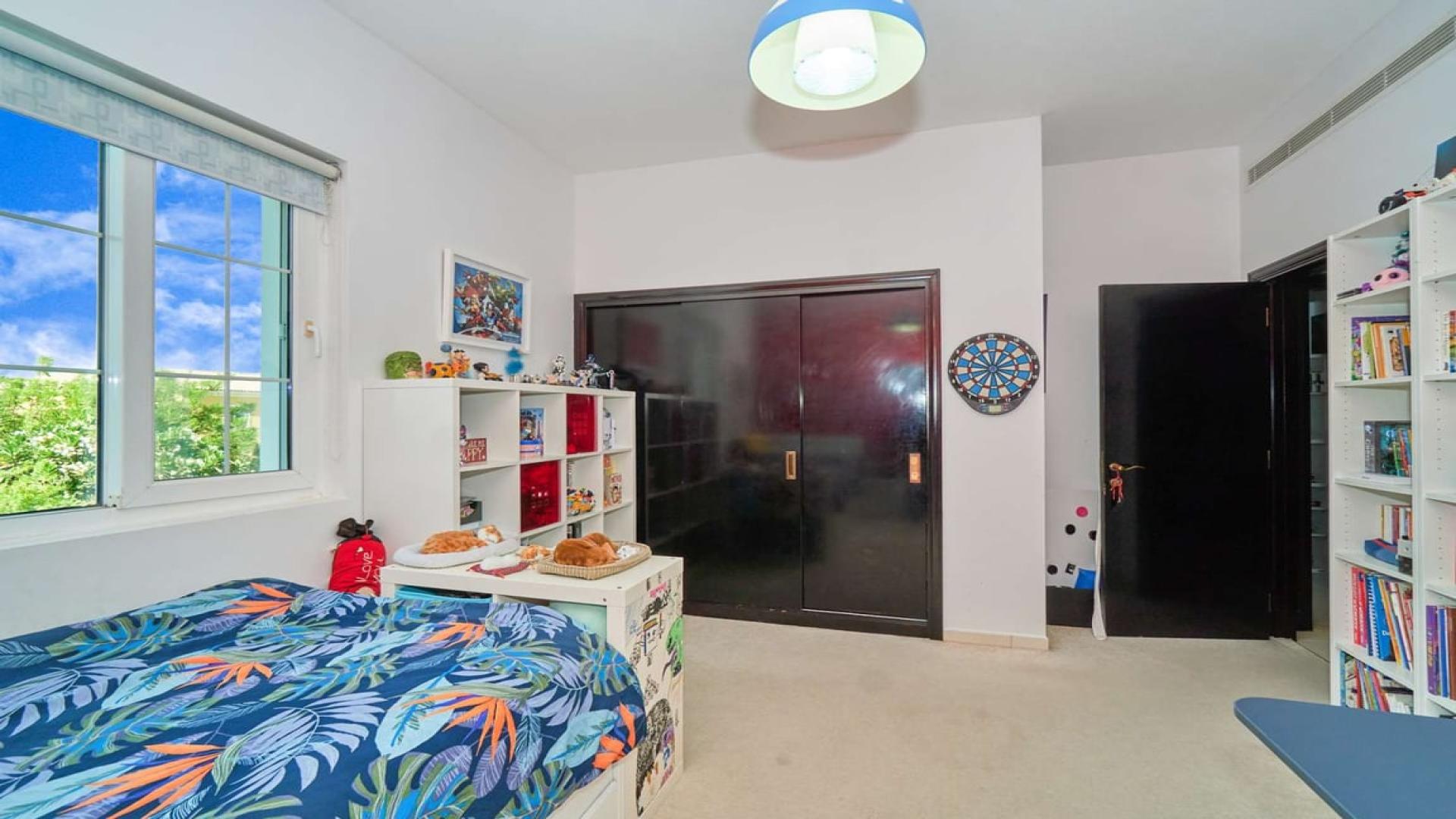 Luxury 4-bedroom villa exterior with patio in Mirador La Colección, Arabian Ranches