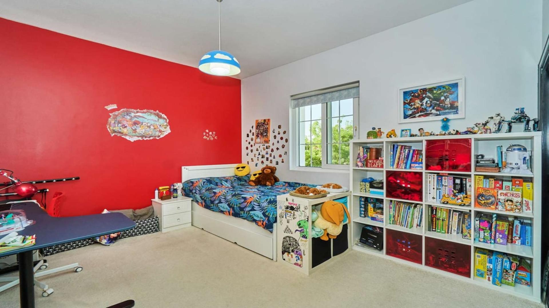 Luxury Type 14 Villa exterior, Mirador La Colección, Arabian Ranches, lush garden, driveway view