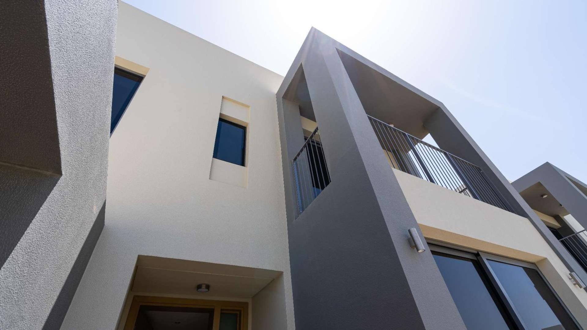 Spacious open-plan kitchen and living area in upgraded Sidra Villa, Dubai Hills Estate