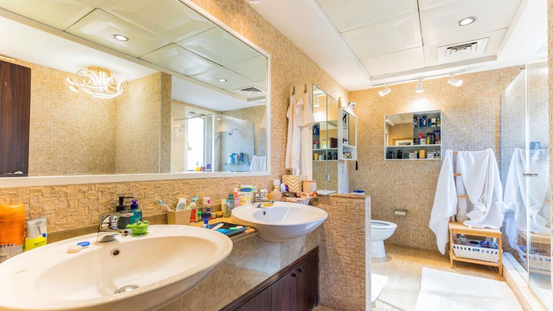 Decorative hallway with art and sculptures in Saheel villa, Arabian Ranches, Type 8 home