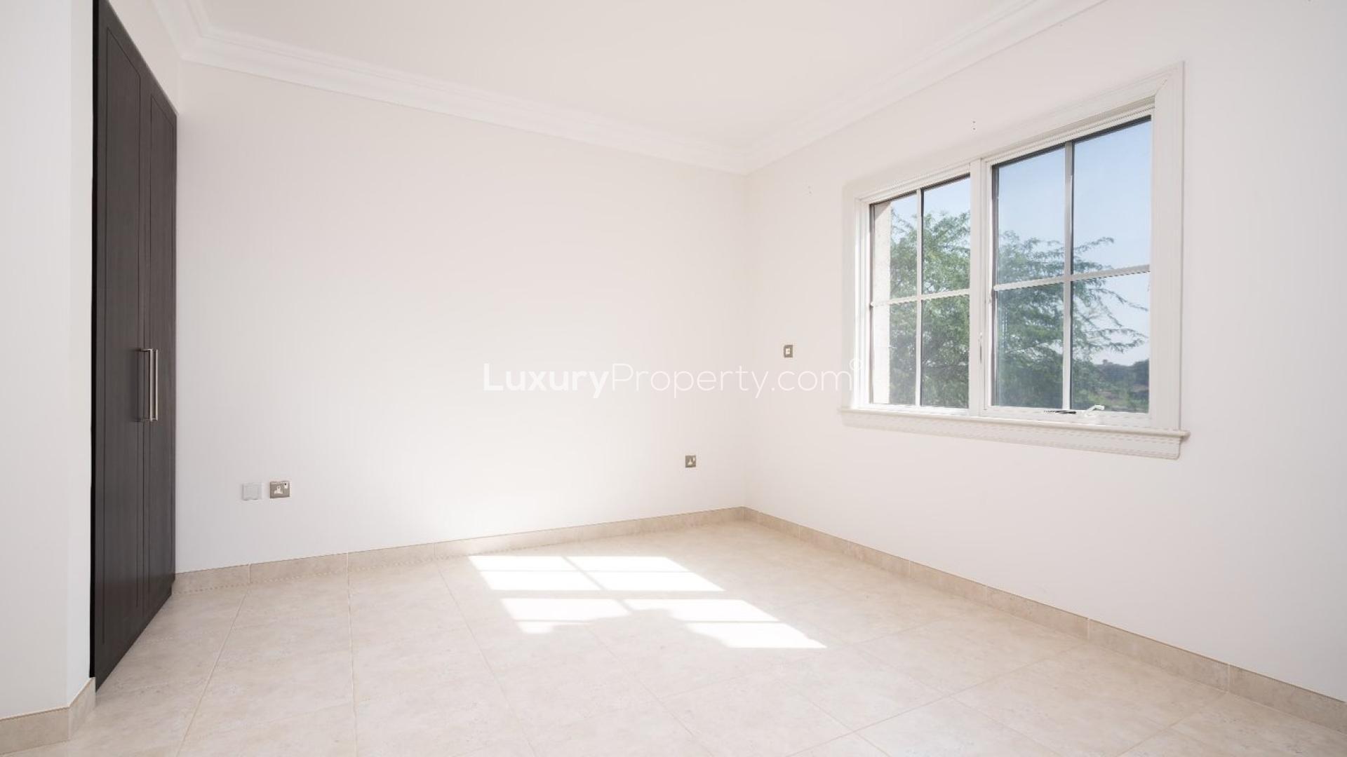 Golf course view from Muirfield Type Villa, Jumeirah Golf Estates, Earth community