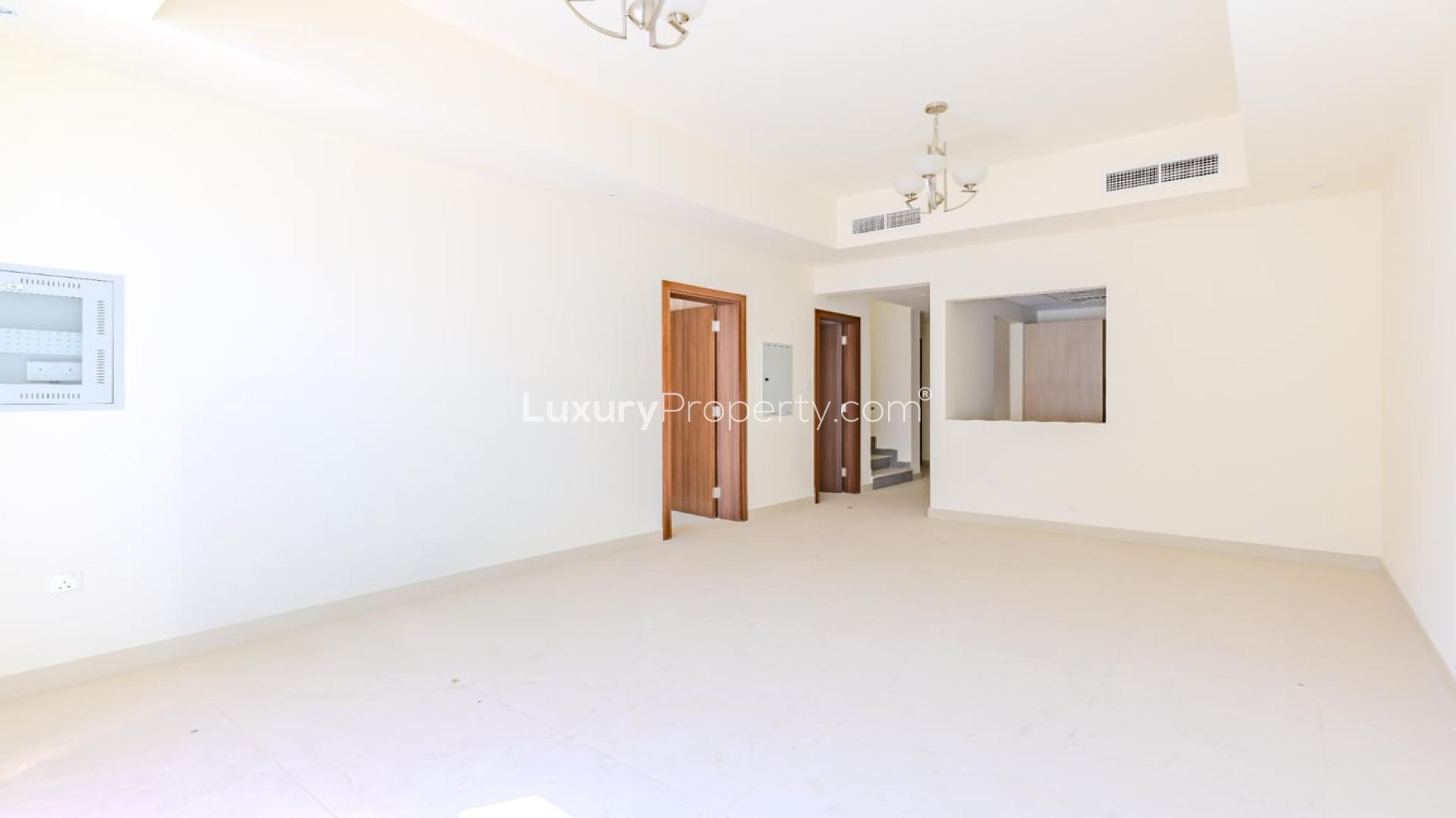 Spacious living room in vacant 4-bedroom villa, District 11, Mohammed Bin Rashid City