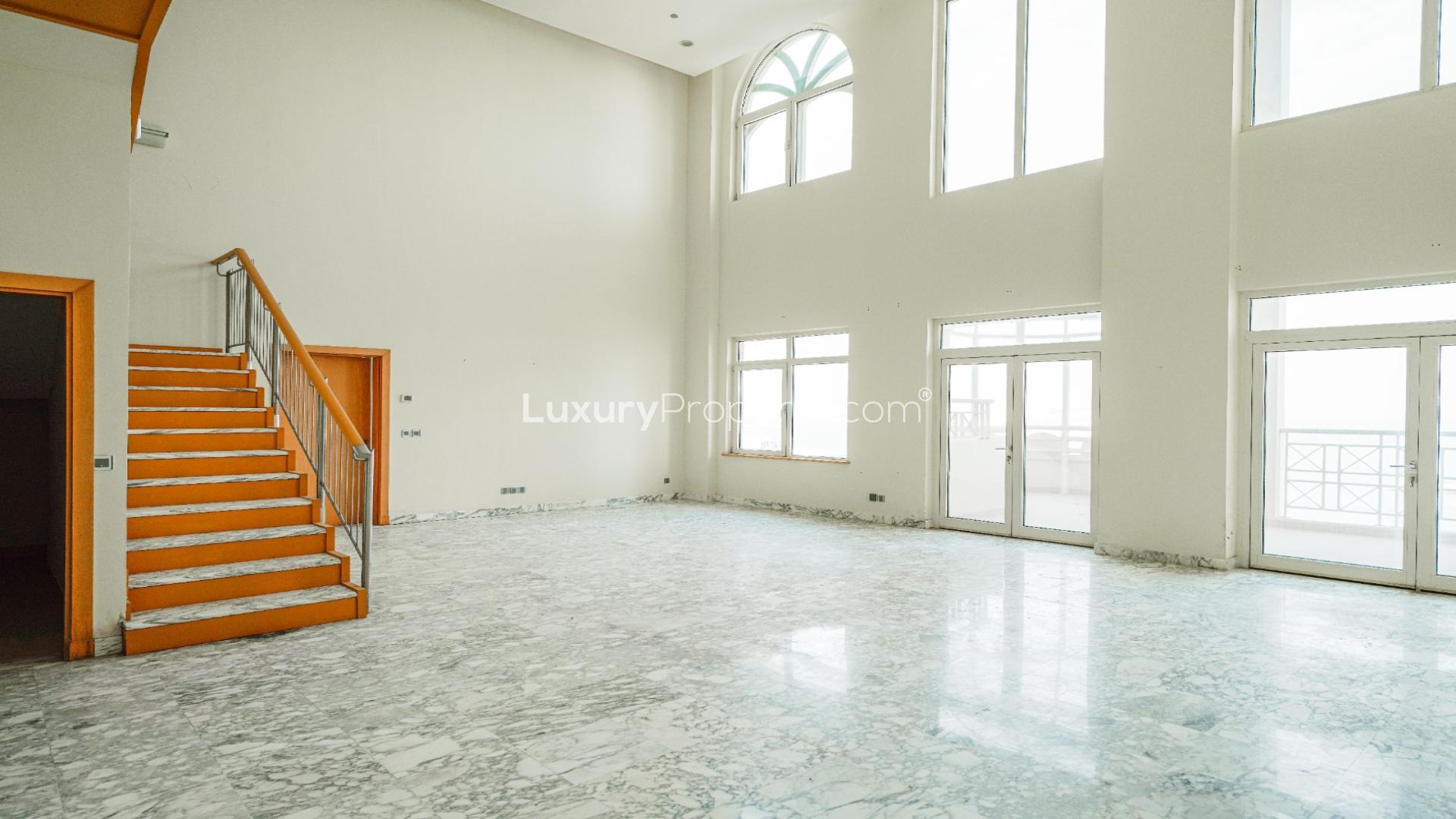 Duplex penthouse with stunning sea views at Shoreline Apartments, Palm Jumeirah