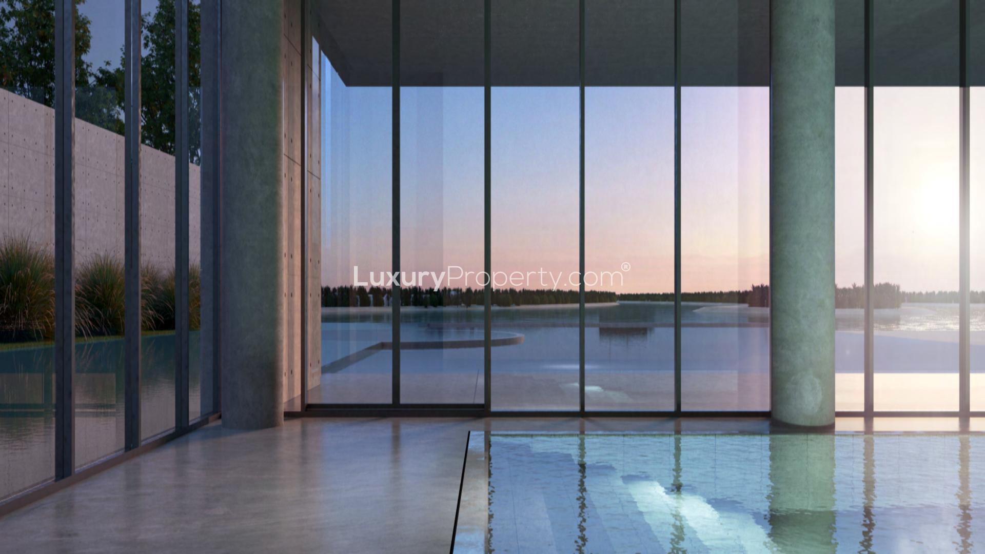 Exterior view of Armani Beach Residences apartment at Palm Jumeirah, luxury living for sale