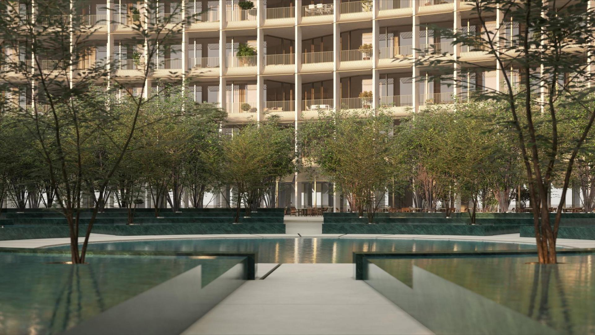 Luxury kitchen interior at Four Seasons Residence, DIFC with elegant design and modern features