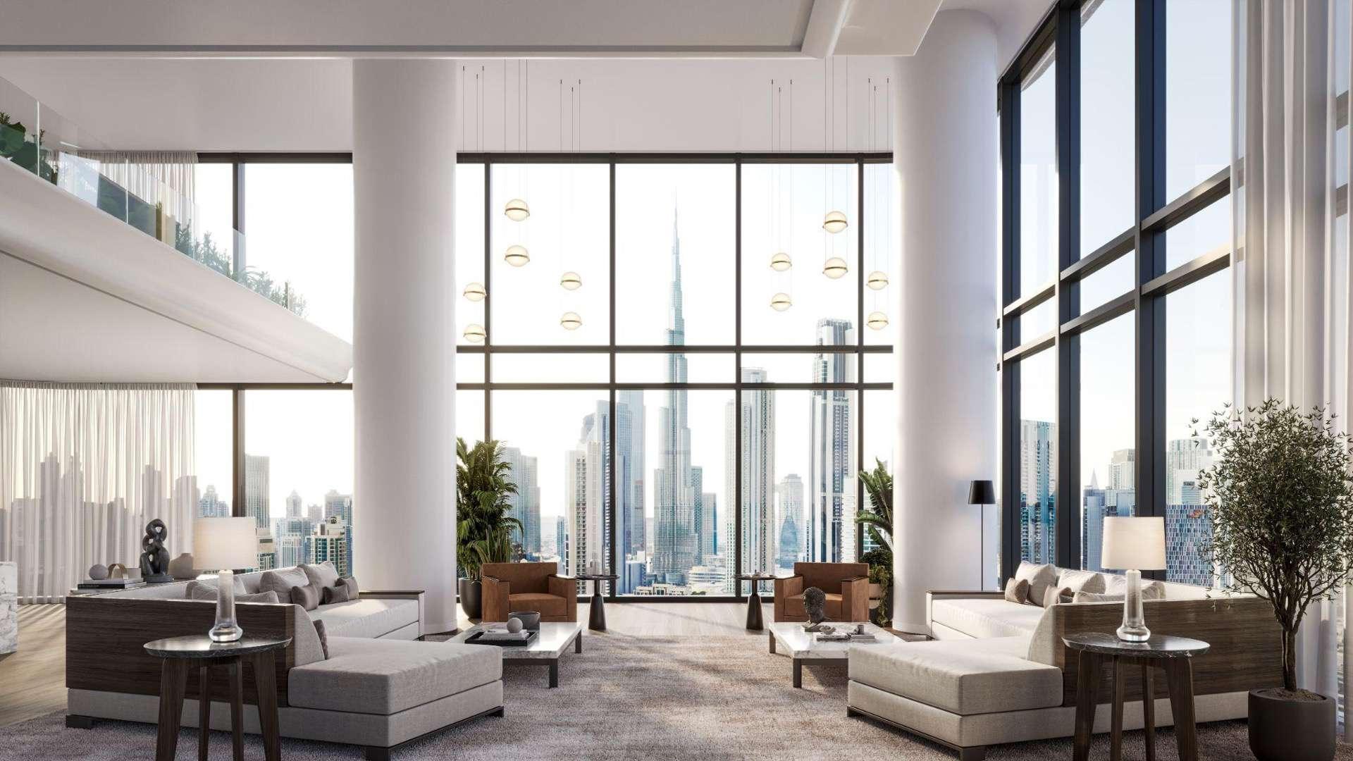 Luxurious waterfront view of Vela Viento apartments in Business Bay for sale