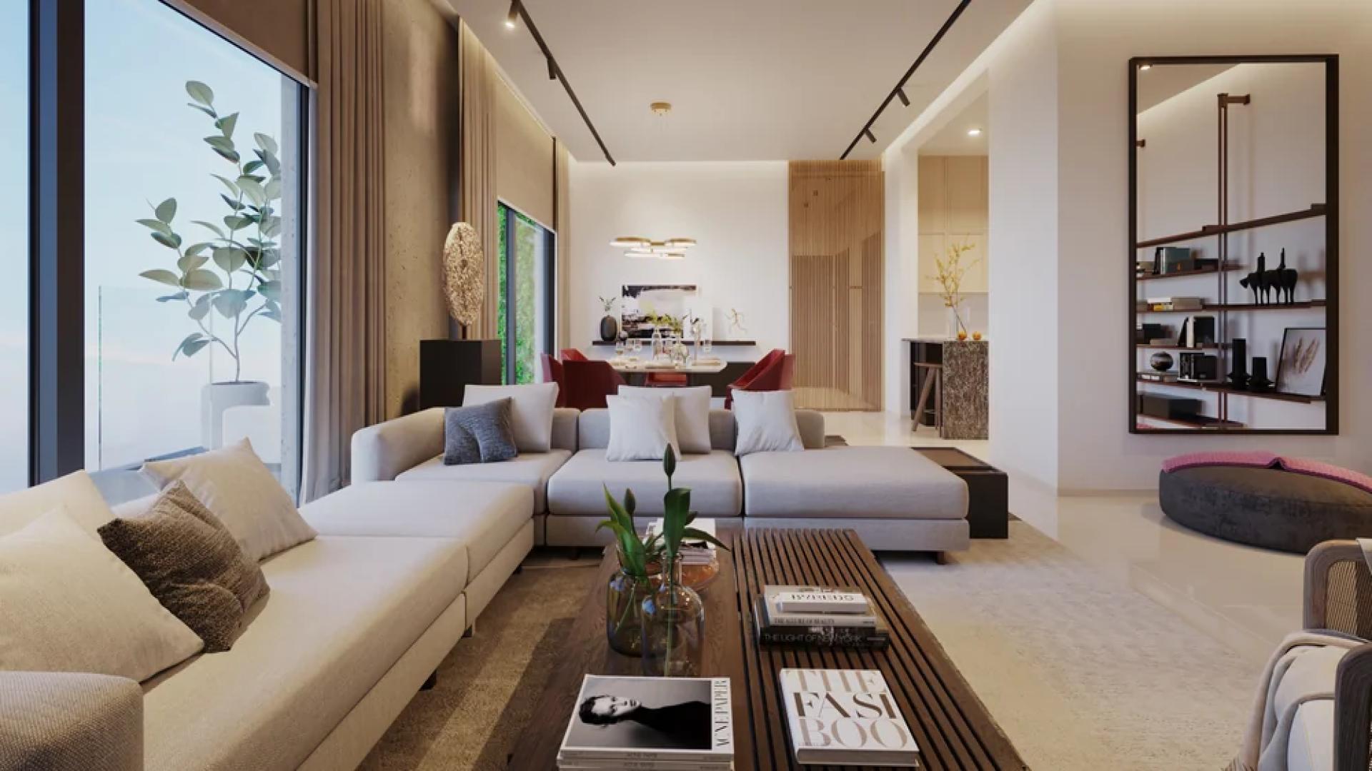 Luxurious Sobha Nesara apartment living room with elegant decor and natural light.