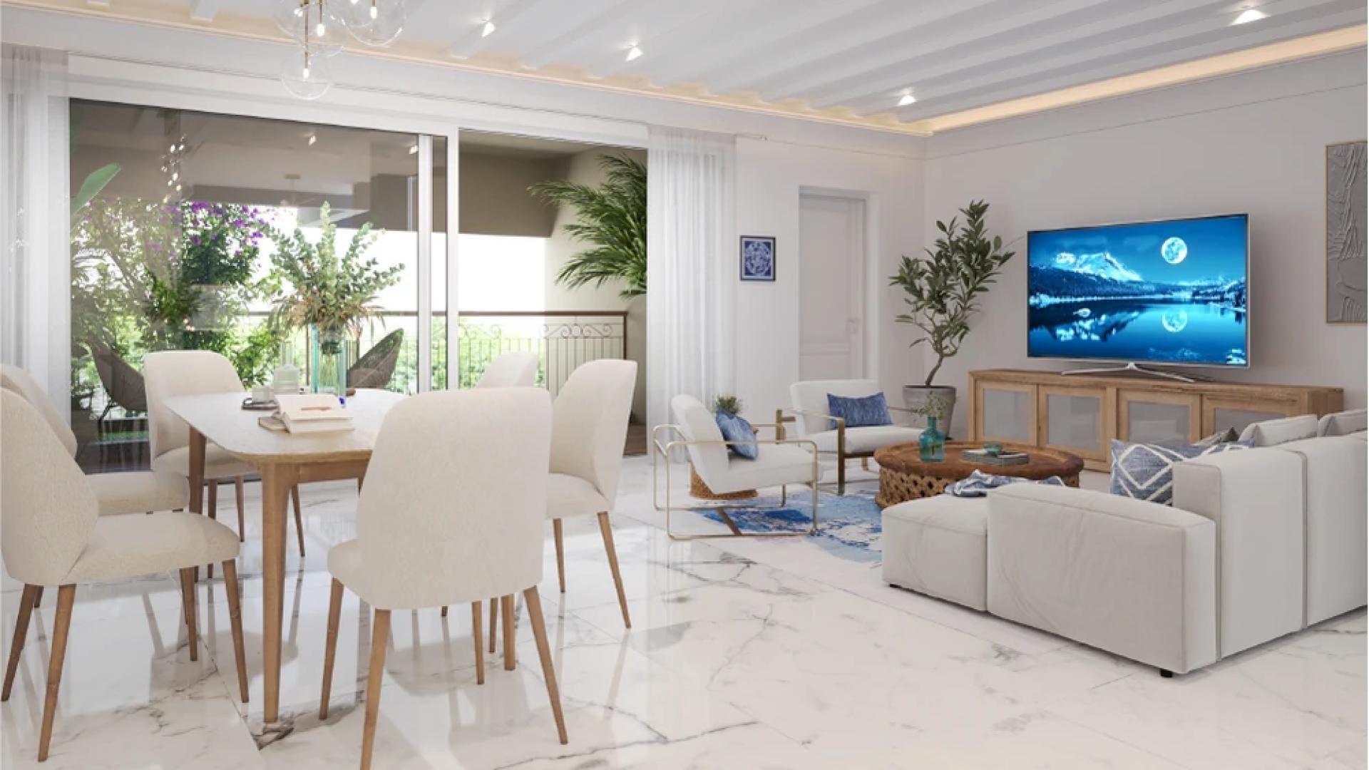 Luxurious living room with elegant decor in SOBHA Neopolis, Panathur, Bengaluru apartment