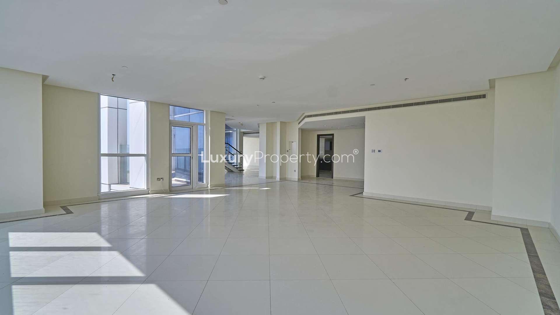 Luxurious duplex penthouse interior with sea view, high floor, Dubai Marina, 23 Marina