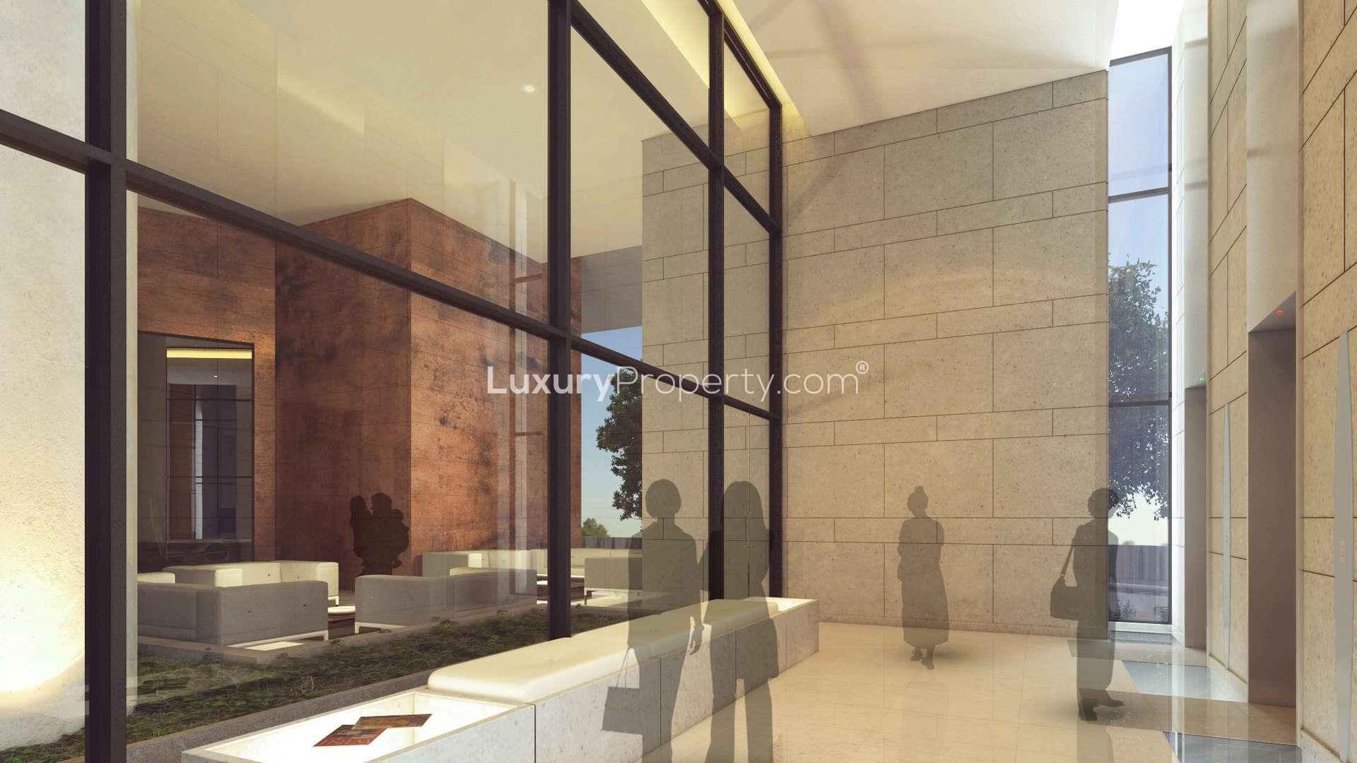 Luxurious modern balcony view of 4 Bourdillon apartment in Ikoyi, Lagos, Nigeria