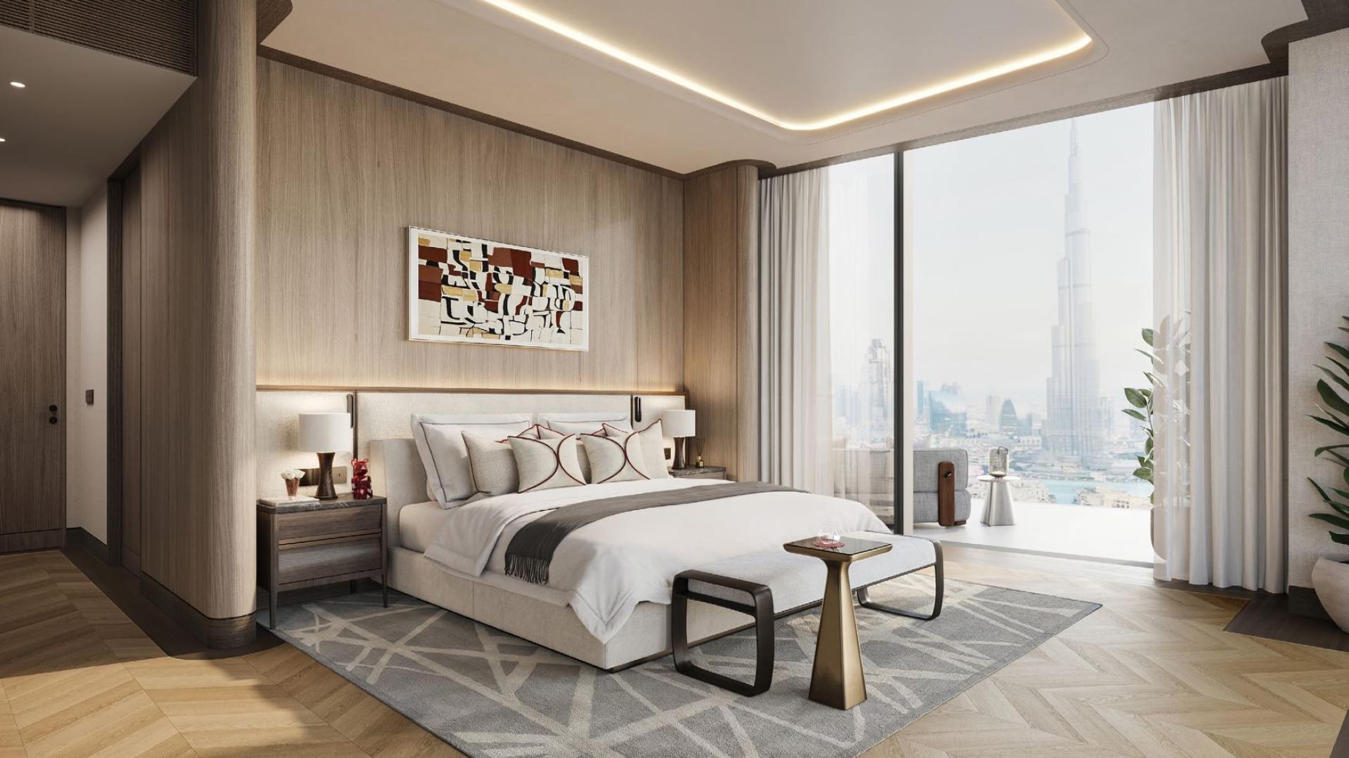 Luxurious dining area in 4-bed duplex with Burj Khalifa views, Downtown Dubai