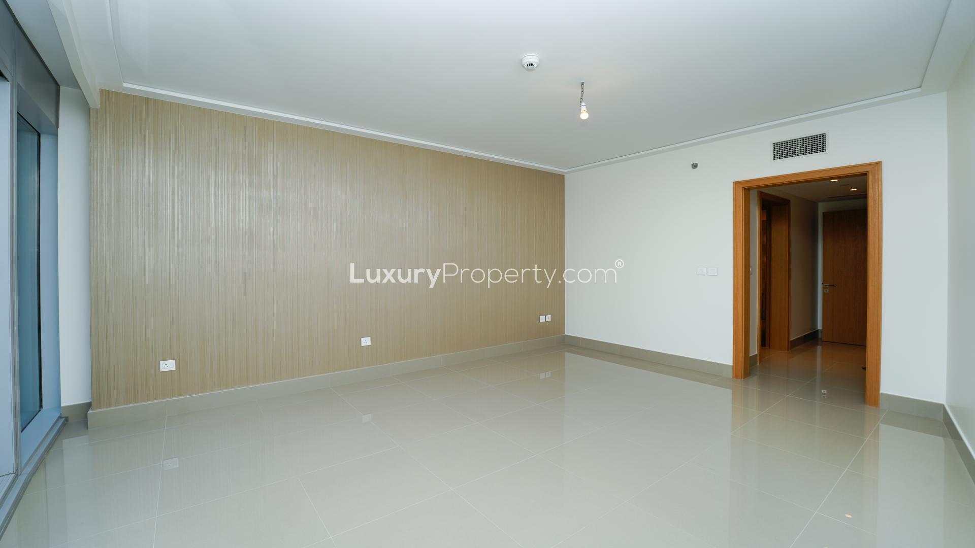 Spacious living room in Downtown Dubai apartment with city view, Burj Khalifa Area