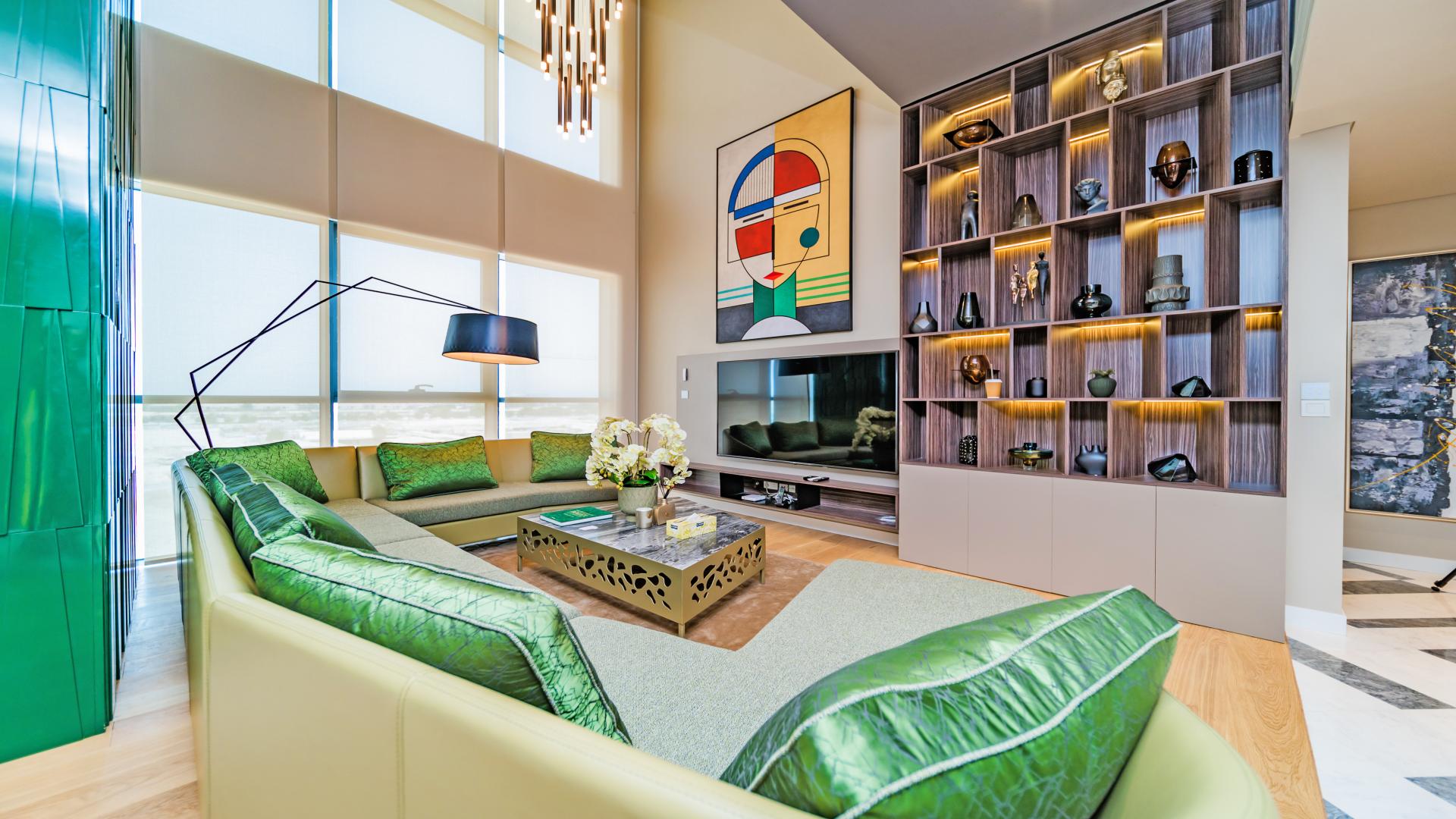 Luxurious bedroom in modern 4-bedroom duplex condo, City Walk, Building 13B