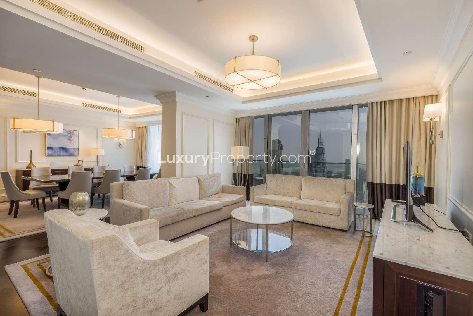 4-Bedroom Apartment with Stunning Burj Khalifa View