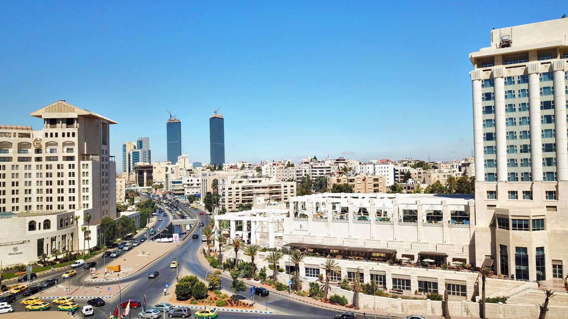 Floor plan of a 4-bedroom apartment at The Ritz-Carlton, Amman for sale