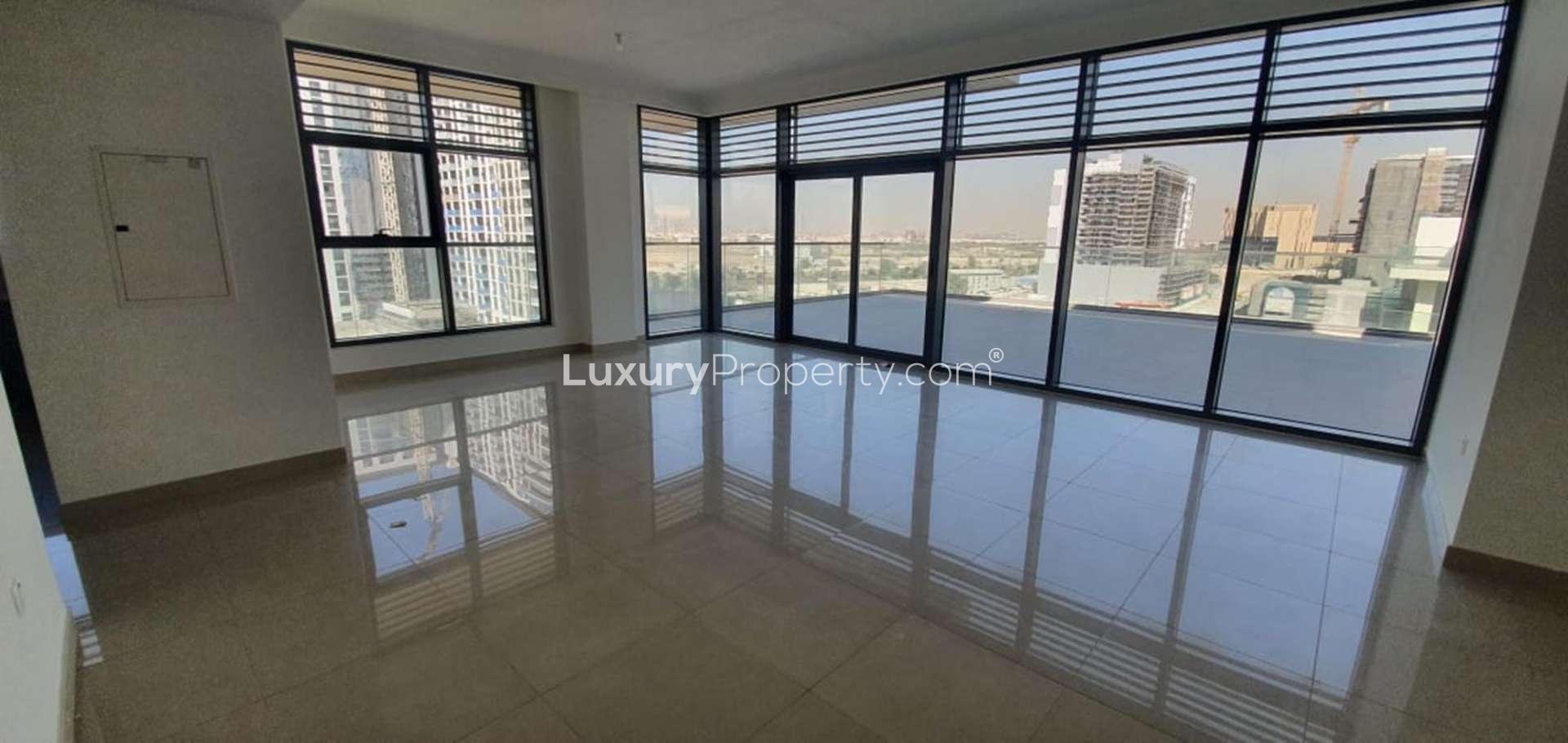 Luxury duplex penthouse apartment with pool view in Dubai Hills Estate, Park Heights