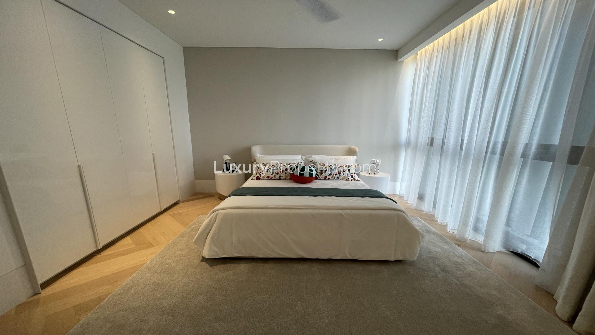 Balcony view of condominium with pool in Damansara Heights, Kuala Lumpur