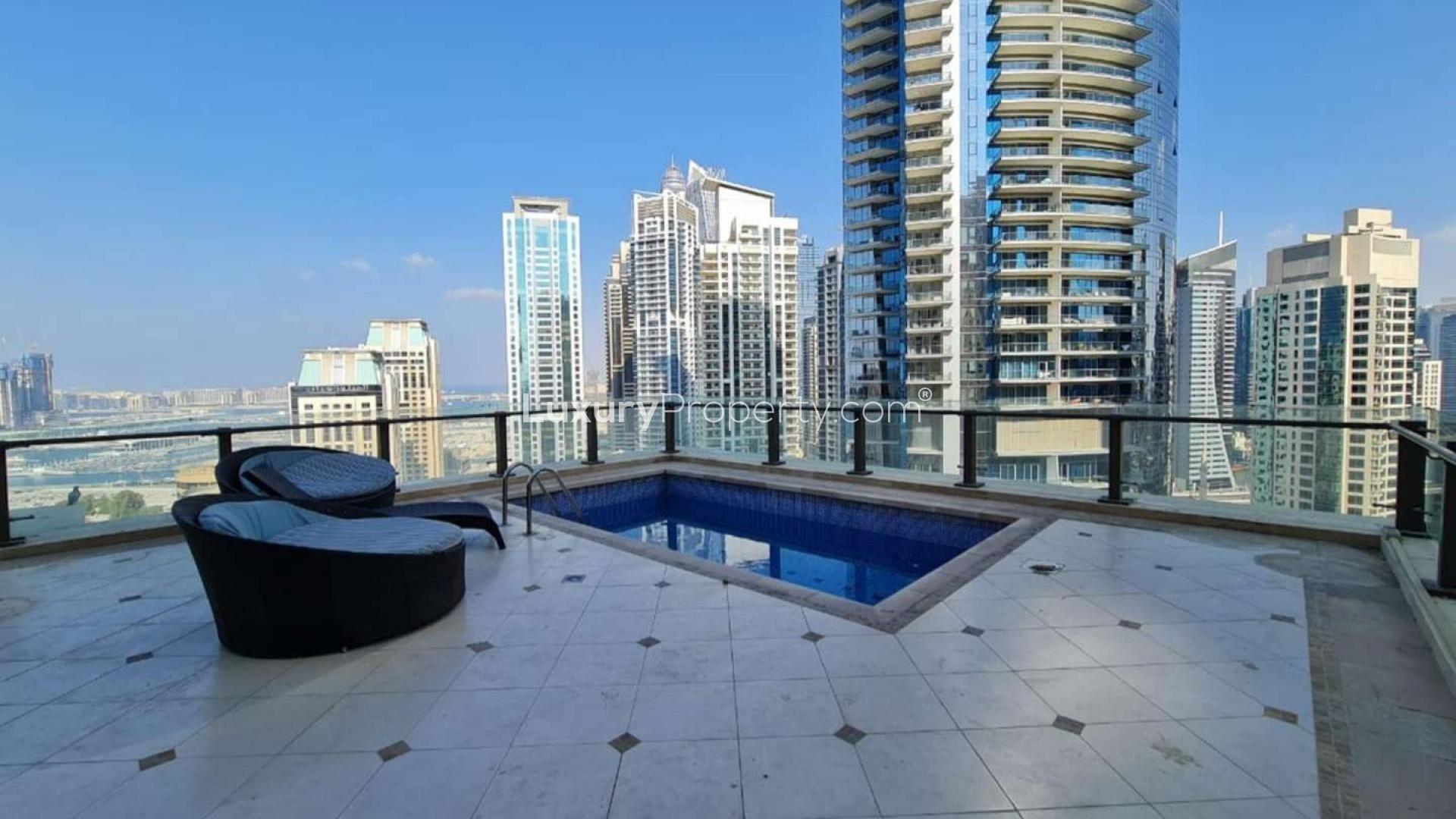 4BR Penthouse for rent in Murjan, Jumeirah Beach Residence