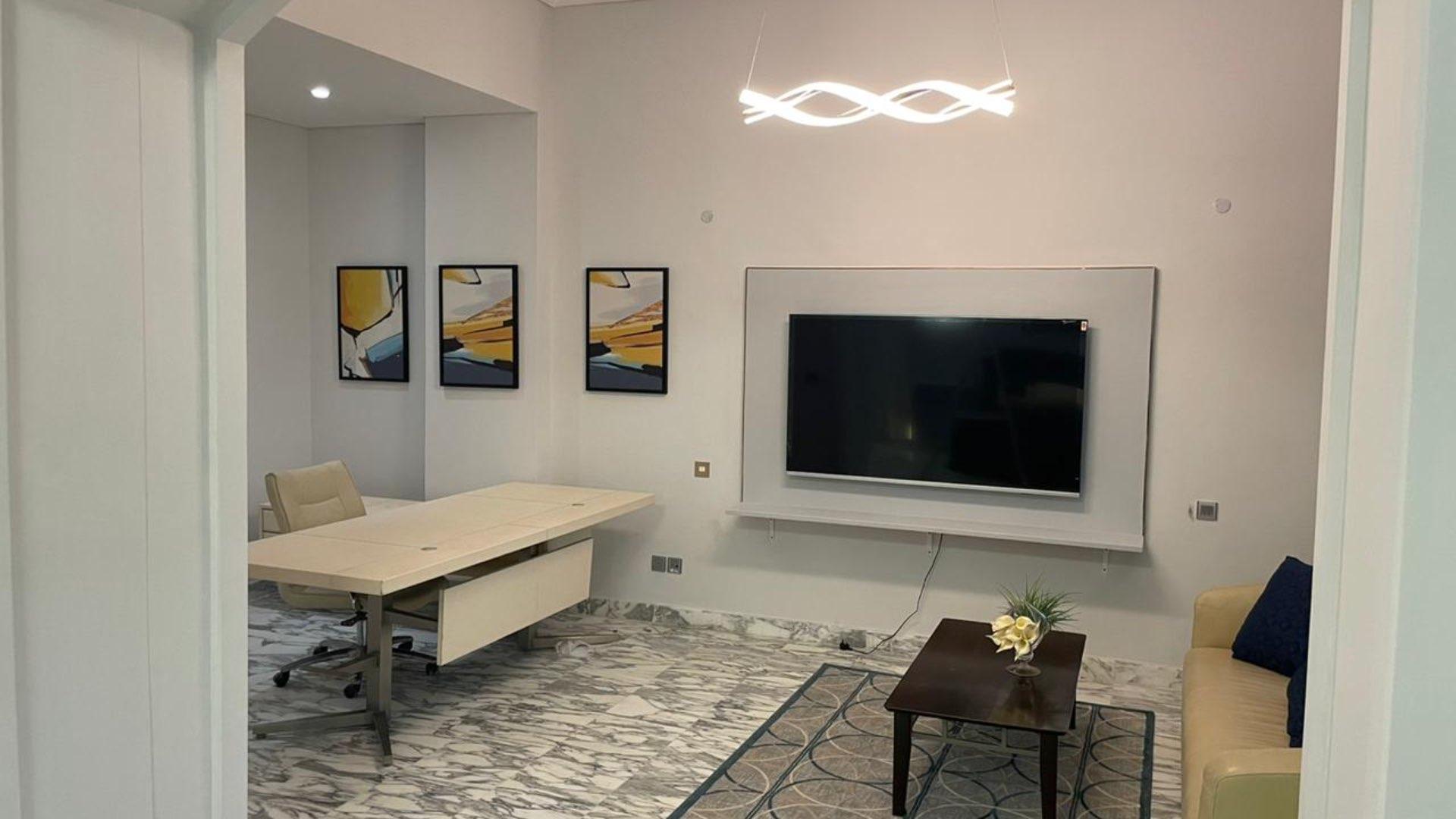 N/A,Modern living room in 4-bed duplex penthouse, Shoreline Residences, Palm Jumeirah