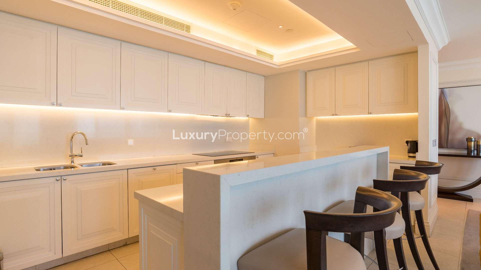 Luxurious dining area in 4-bedroom penthouse, The Address BLVD, Downtown Dubai